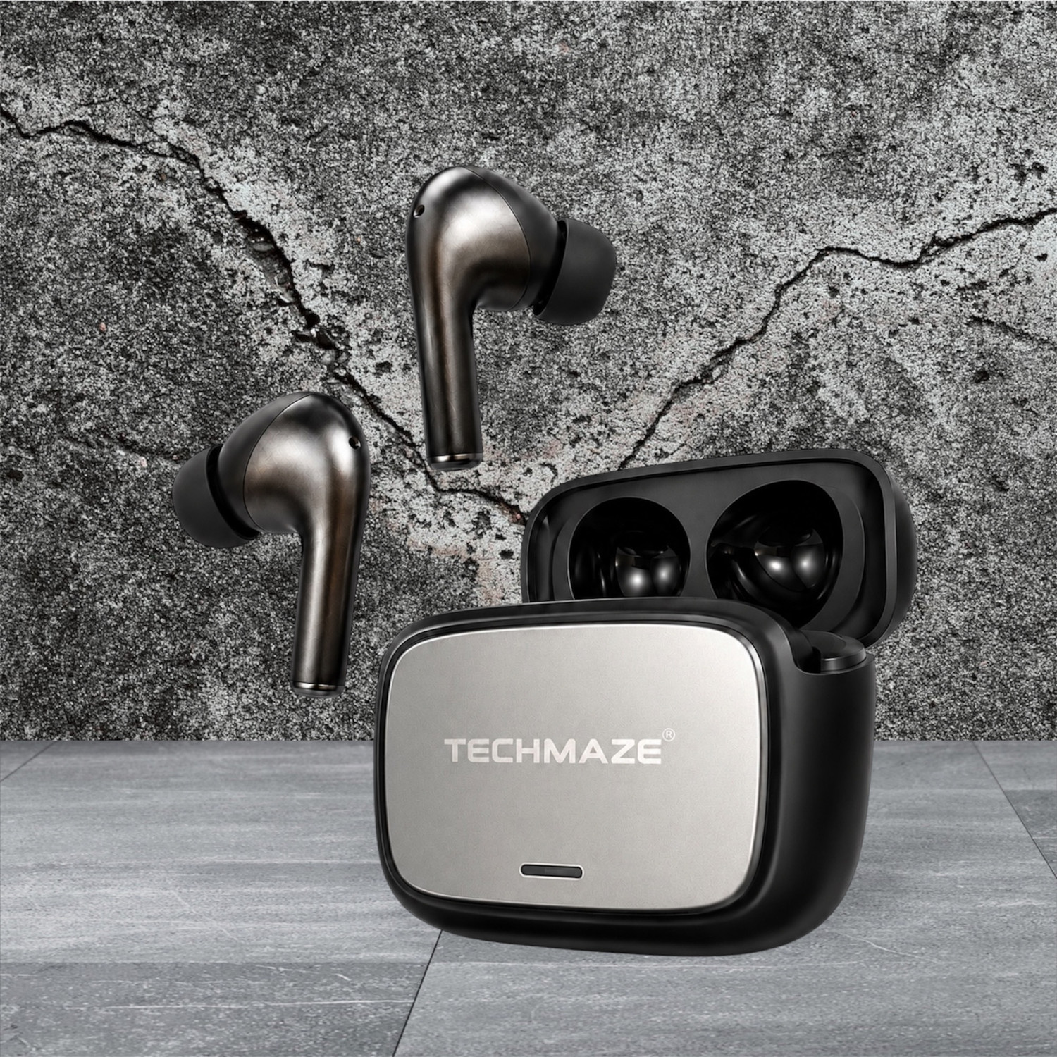 Image of Naama Wireless Bluetooth Earbuds with Advanced Noise Cancellation, Long Battery Life Bluetooth Headset (Multicolor, True Wireless)