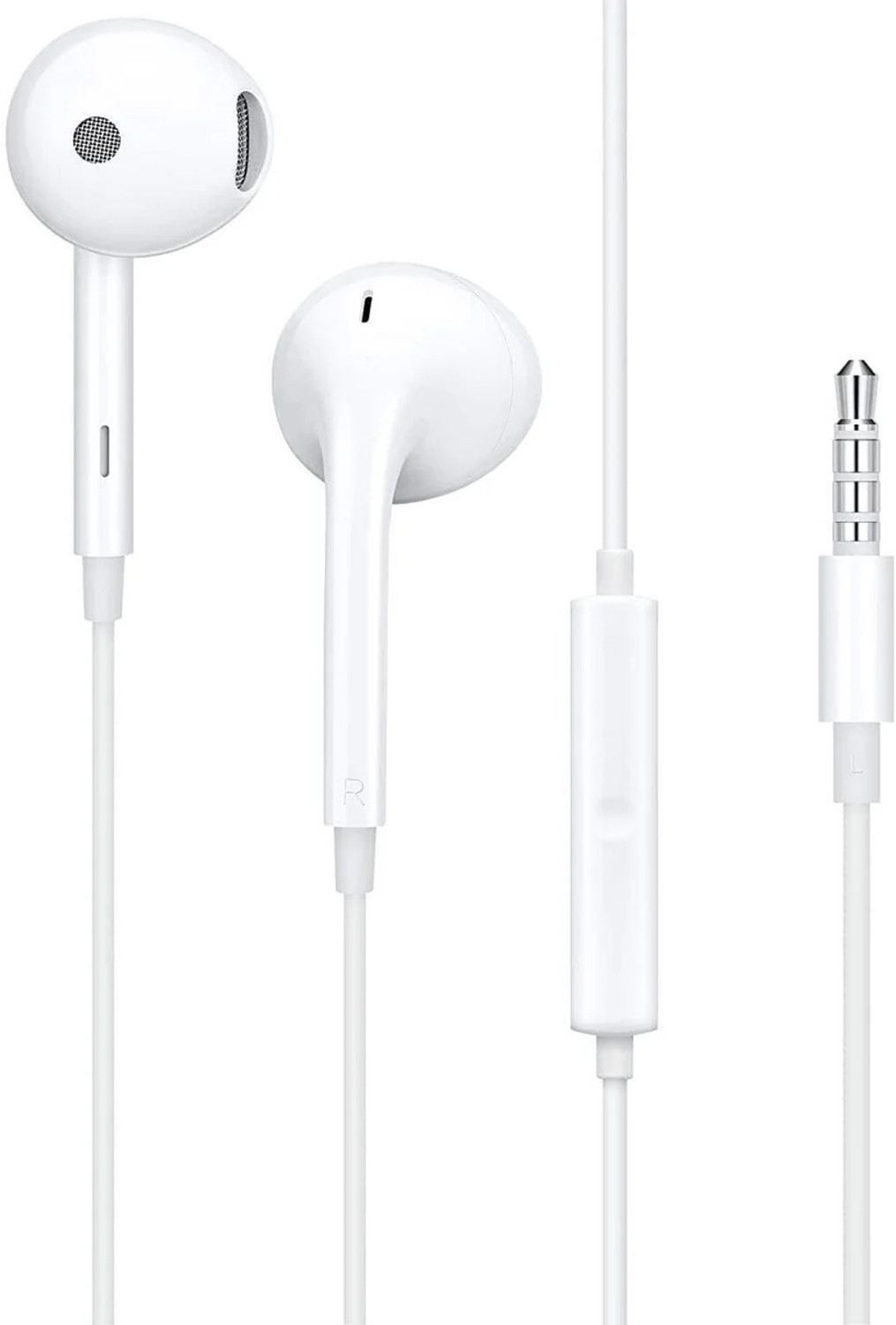 Image of vivo Semi-In-Ear XE160 3.5mm jack Wired Earphones(Professional tuning) Wired Headset (White, In the Ear)