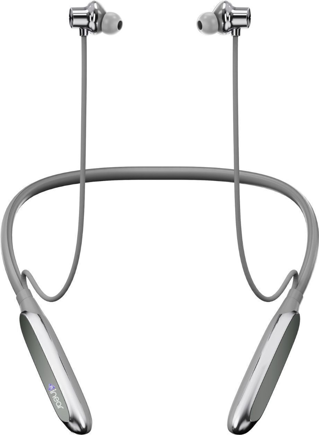 Image of electricbass ubon cl-115 DLX bluetooth neckband eargun series Bluetooth Headset (White, In the Ear)