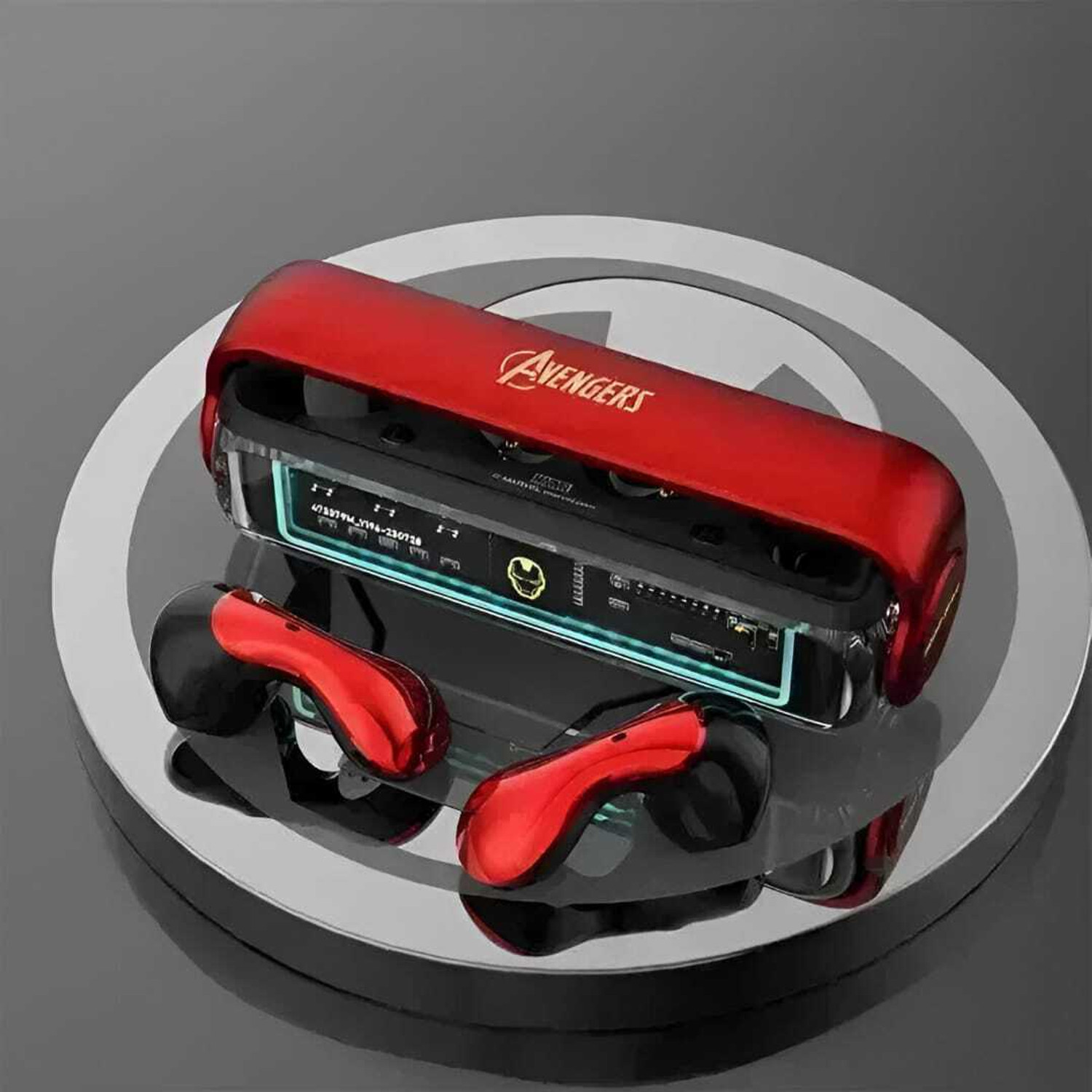 Image of Naama Premium Wireless Bluetooth Earbuds with Superhero-Themed Charging Case Deep Bass Bluetooth Headset (Multicolor, True Wireless)