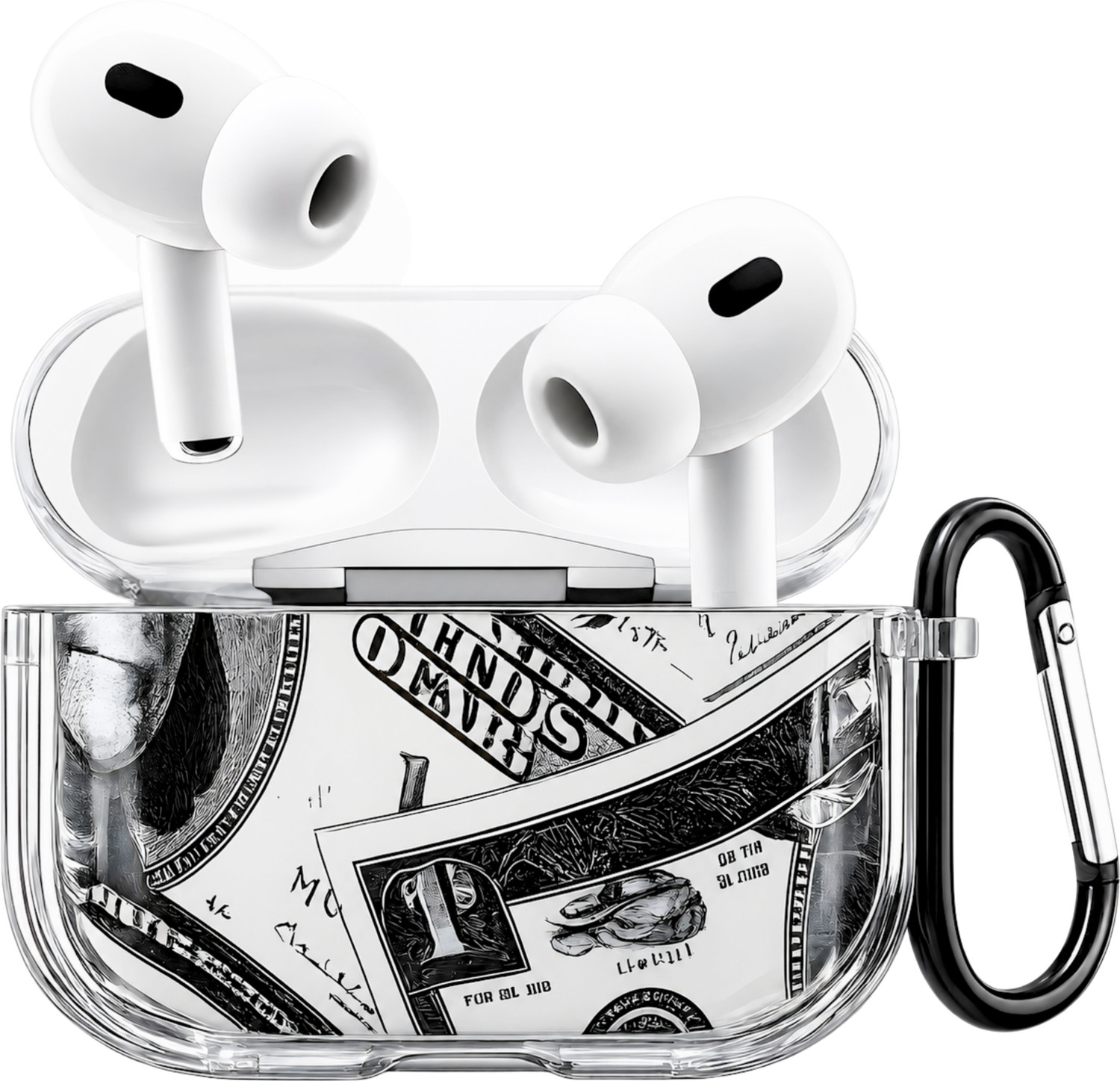 Image of Amozkart Earbuds Pro 2nd Generation, Bluetooth Earbuds-Hybrid Active Noise F151 Bluetooth Headset (White, In the Ear)