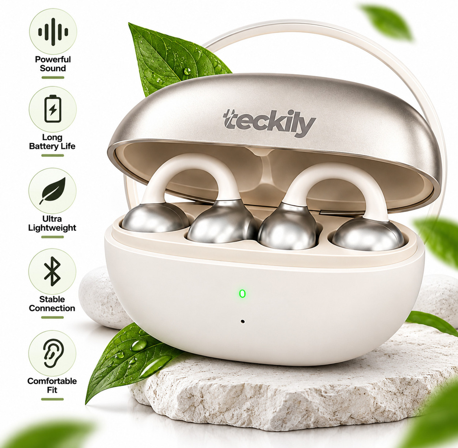 Teckily Zenyx Pro Open Ear Earbuds - Image 1