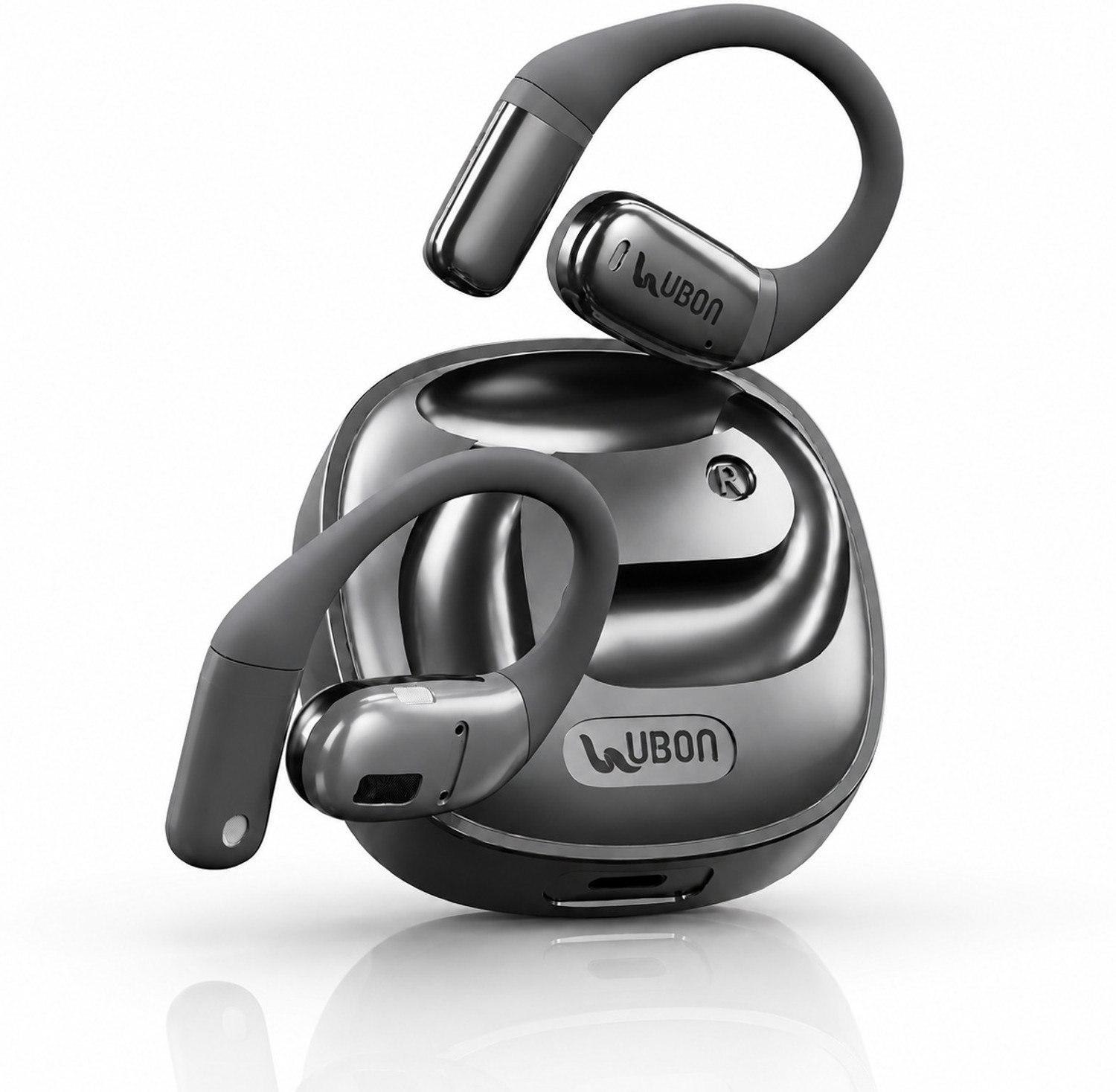 Image of electricbass J39 Bluetooth Wireless Earbuds with 32h playtime Grey Bluetooth Headset (Silver, True Wireless)