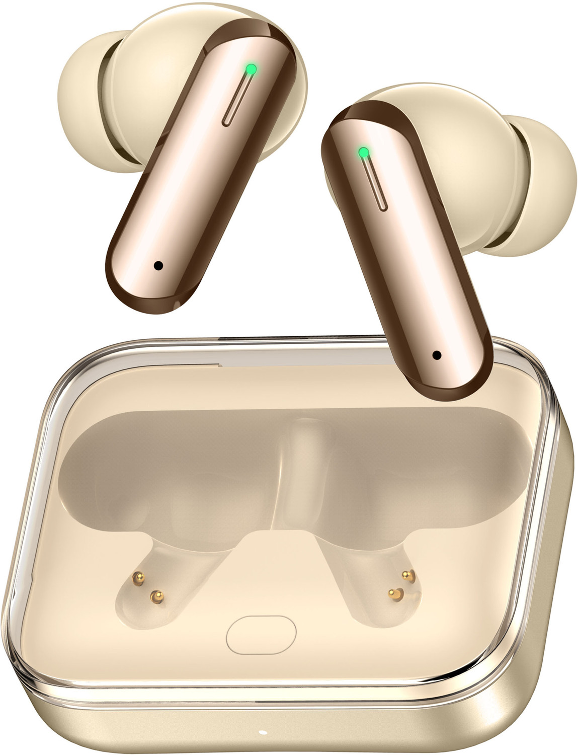 Image of Vaku Luxos BOOMX TWS Bluetooth V5.4 Earbuds 60H Playtime Deep Bass Touch Controls Bluetooth Headset (White, True Wireless)