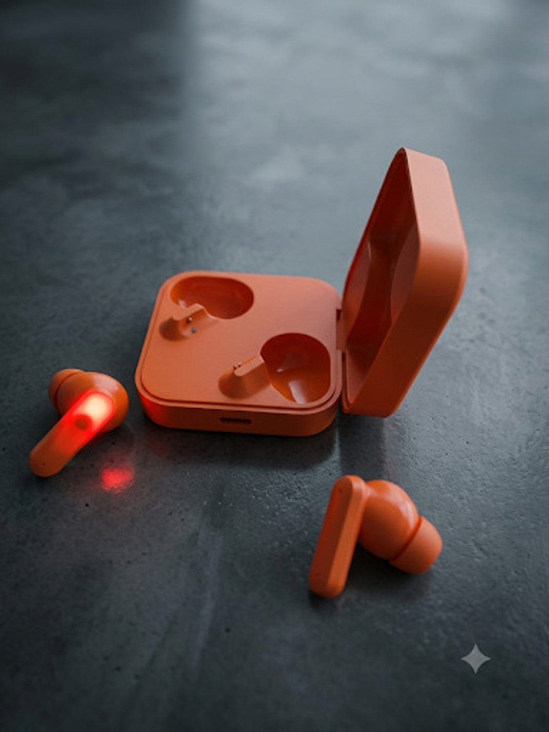 Image of DashBytes Q86 Retro Bluetooth Gaming Headset (Orange, True Wireless)