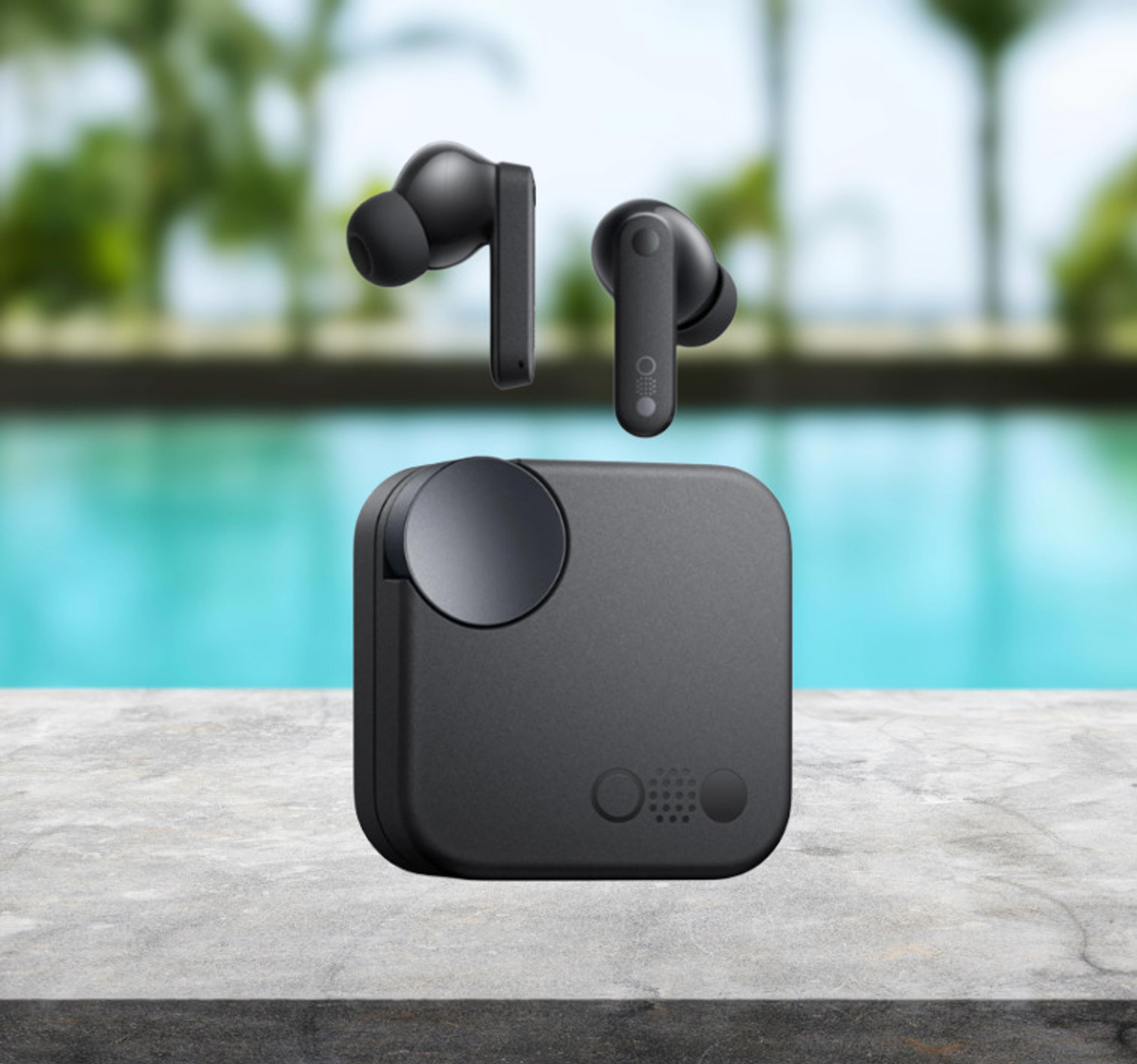 Image of Lynacz Original Bluetooth Wireless Earbuds Compatible for Oppo Enco X3, Touch Controls Bluetooth Headset (Black, In the Ear)