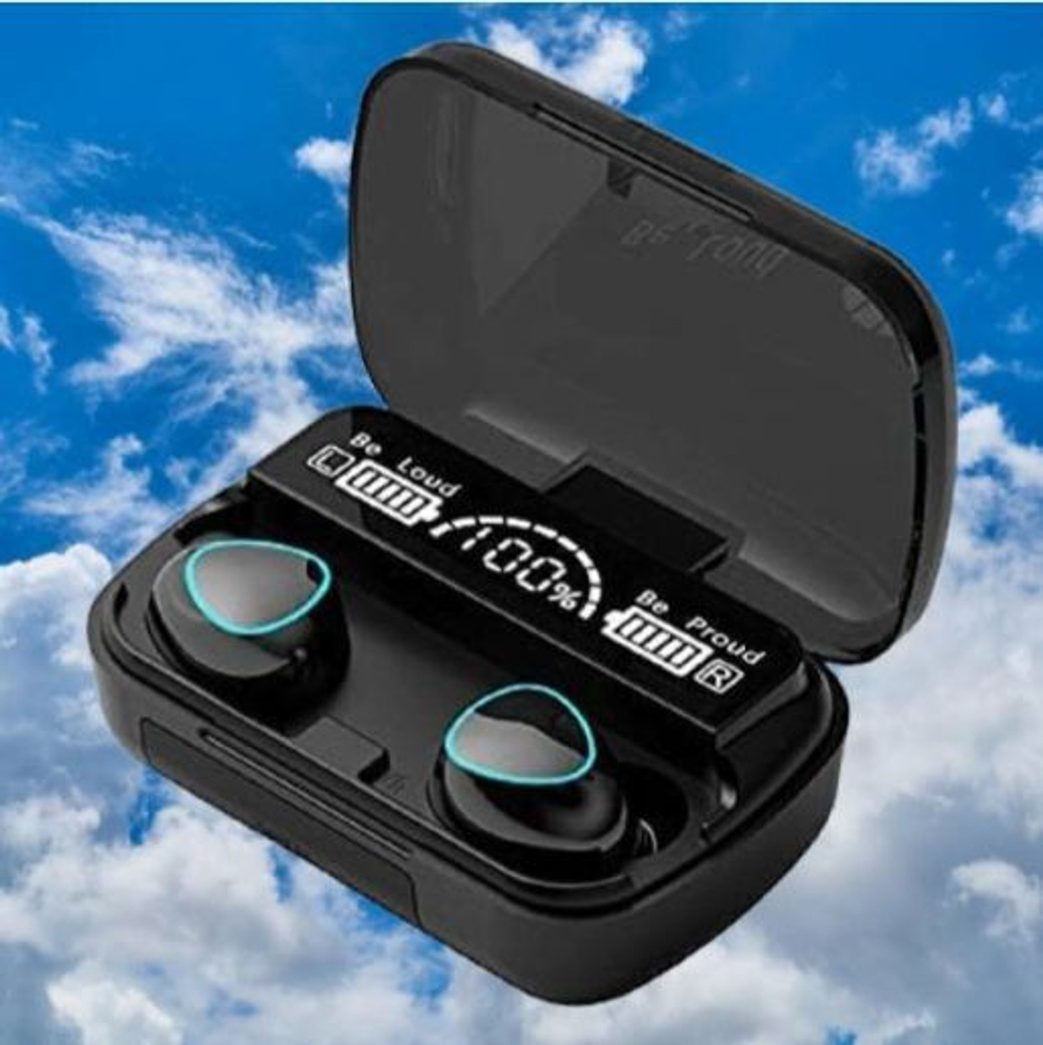 Image of Elista Earbud Aerospace ELS TWS201 Bluetooth Headset (Black, White, True Wireless)