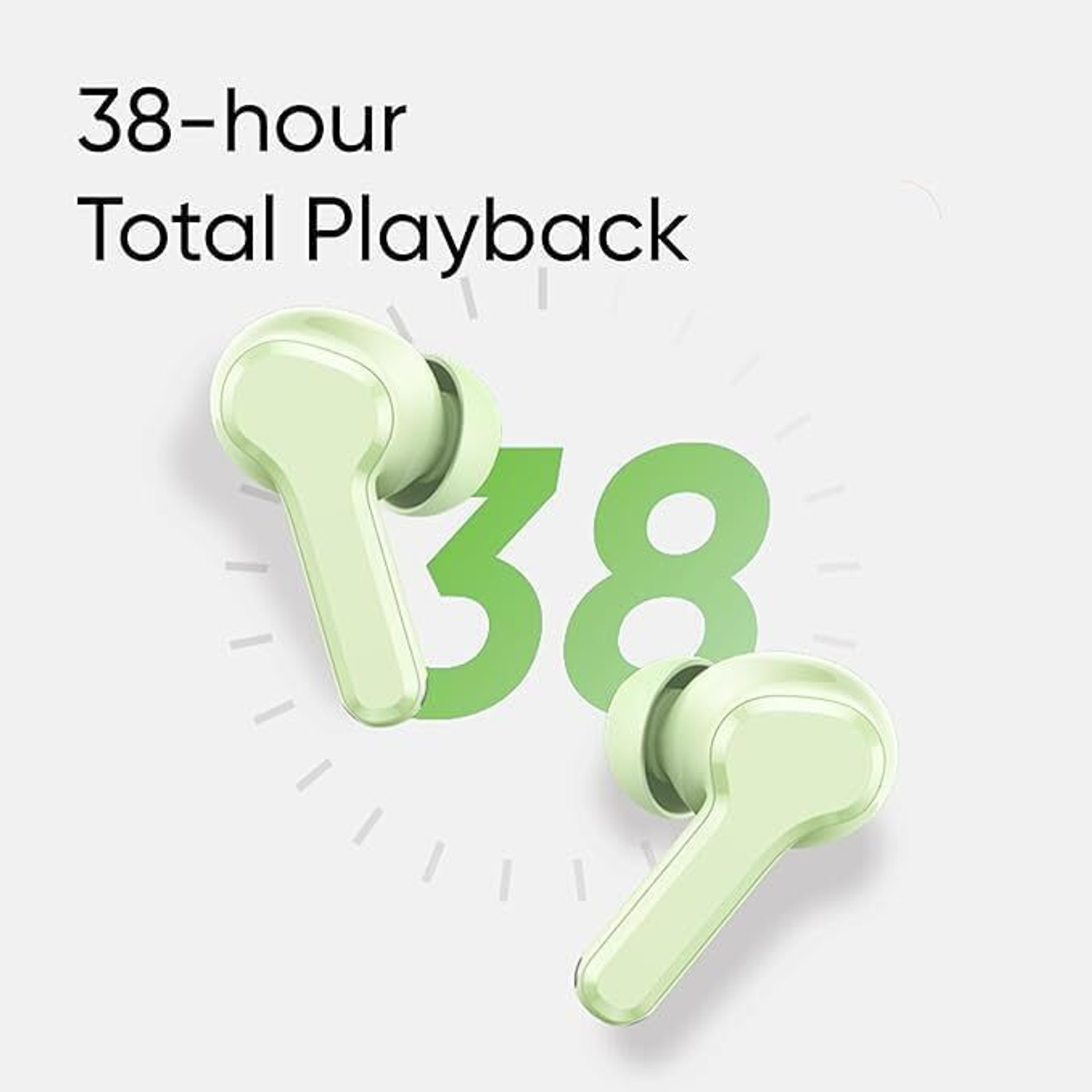 Image of Lynacz Original Compatible for T110 Wireless Earbuds with Deep Bass, HD Sound Bluetooth Headset (Green, True Wireless)