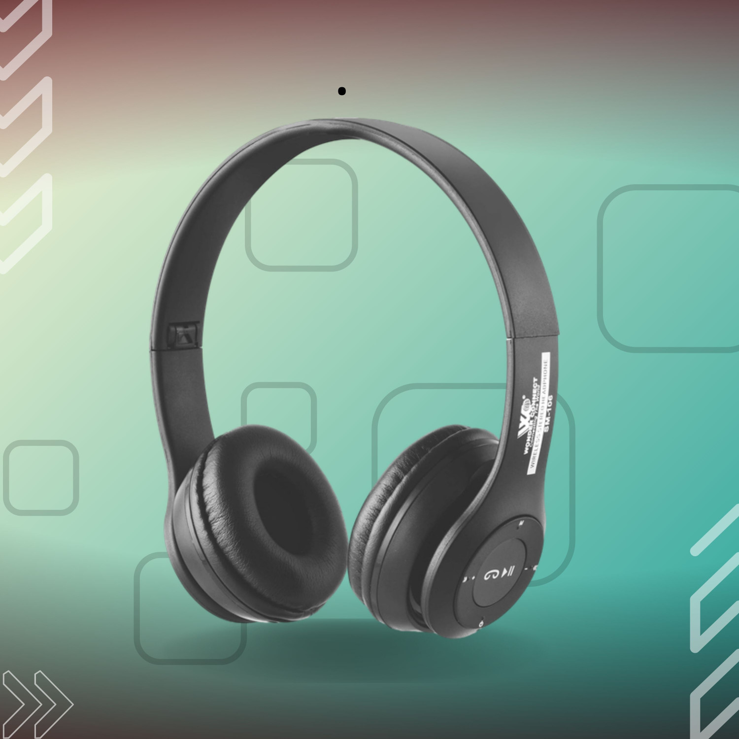 Image of VardaanEnt Multicolour-Gaming P47 Wireless Portable Sports Headphones Stereo VE-199 Bluetooth Headset (Multicolor, On the Ear)