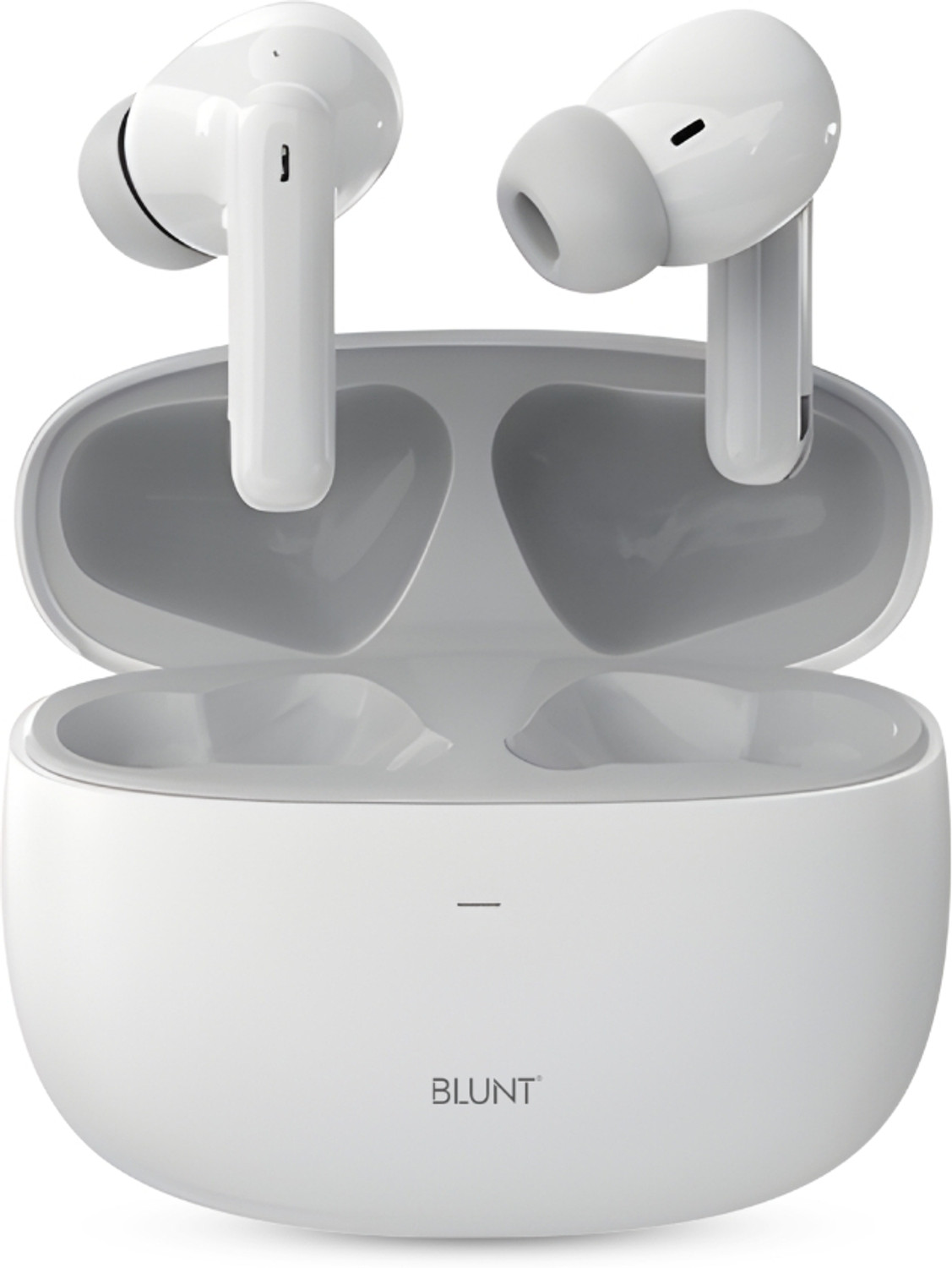 Image of Lynacz Original Compatible For Buds air 6 Bluetooth Headset (Earphone Lasting Battery Hybrid Noise Cancellation (Silver), True Wireless)