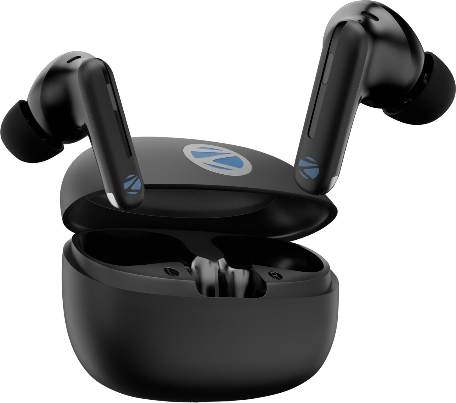 ZEBRONICS Zeb-Monk Pro Black Bluetooth Headset - Image 1