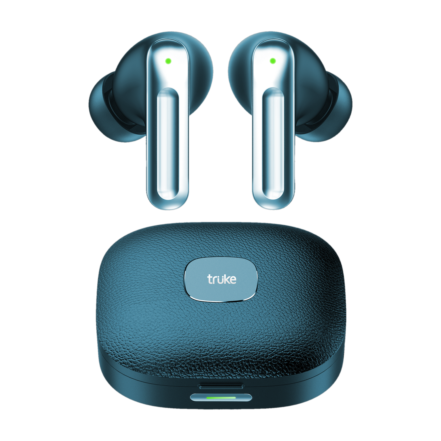 Image of Vaku Luxos BOOMX TWS Bluetooth V5.4 Earbuds 60H Playtime Deep Bass Touch Controls Bluetooth Headset (Green, True Wireless)