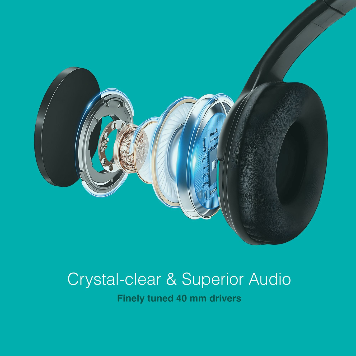 Image of FINGERS USB-Meet H2 Wired Headset (Rich Black, On the Ear)