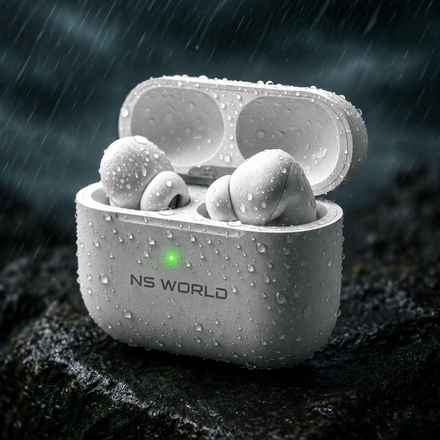 NS WORLD PRO 6 Airbud Tws |MaxPower|HD Sound | BT Earbuds |Mic & Touch Controls Headphone Bluetooth Price in India - Buy NS WORLD PRO 6 Airbud Tws |MaxPower|HD Sound | BT Earbuds |Mic & Touch Controls Headphone Bluetooth Online - NS WORLD : Flipkart.com