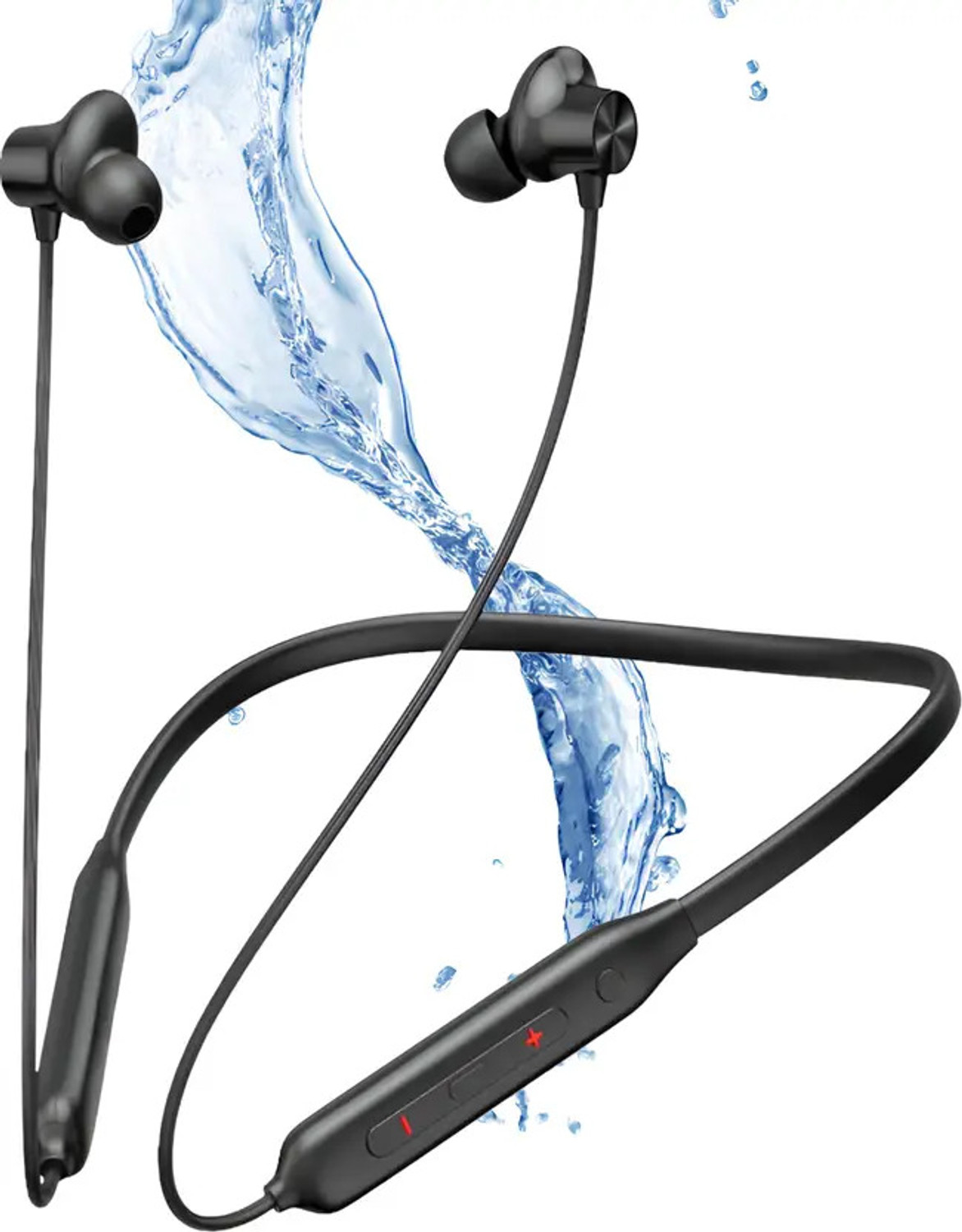 Image of Mobiwaves By On Plus Bullet Z2 Original Lowest Price Offer Bluetooth Headset (Black, Red, In the Ear)