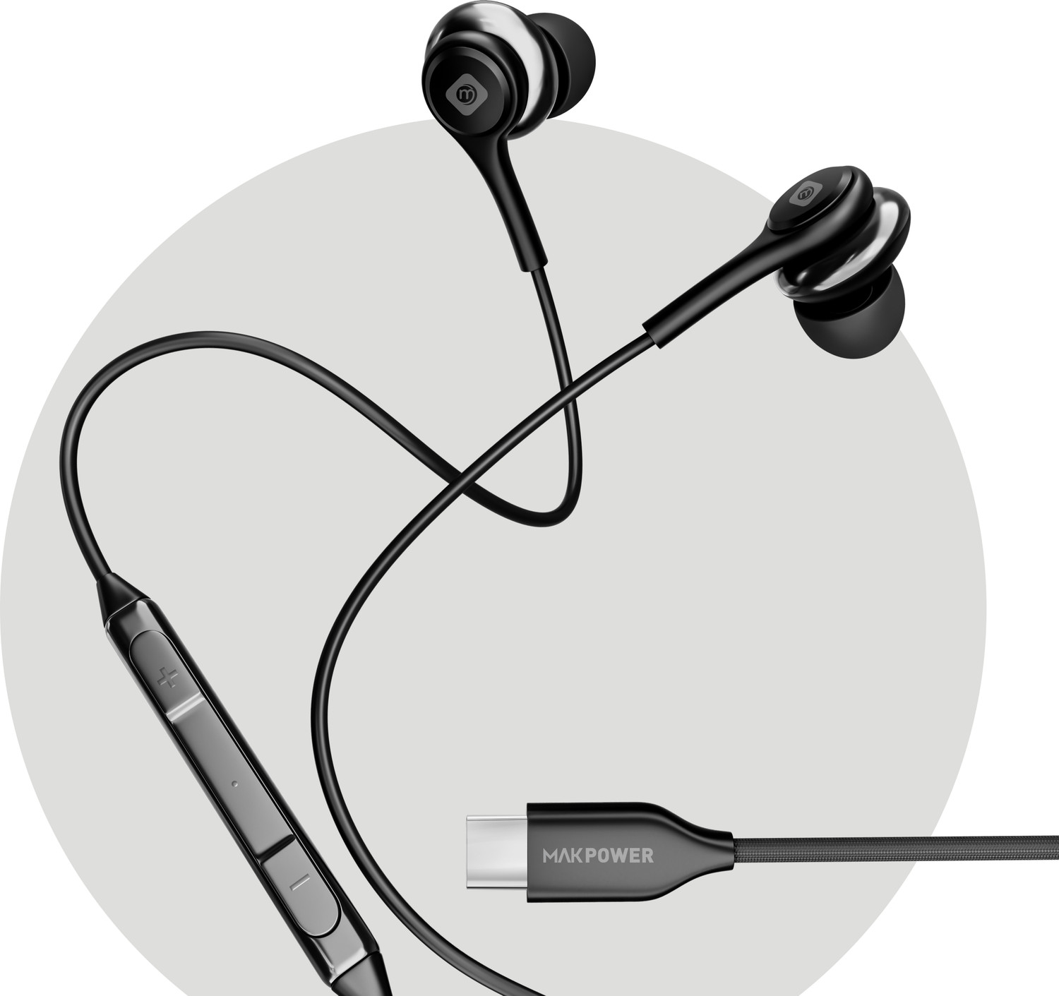 Image of Neovour Wired Earphones Wired Headset (Buds 2 EarPhone, Black, In the Ear)
