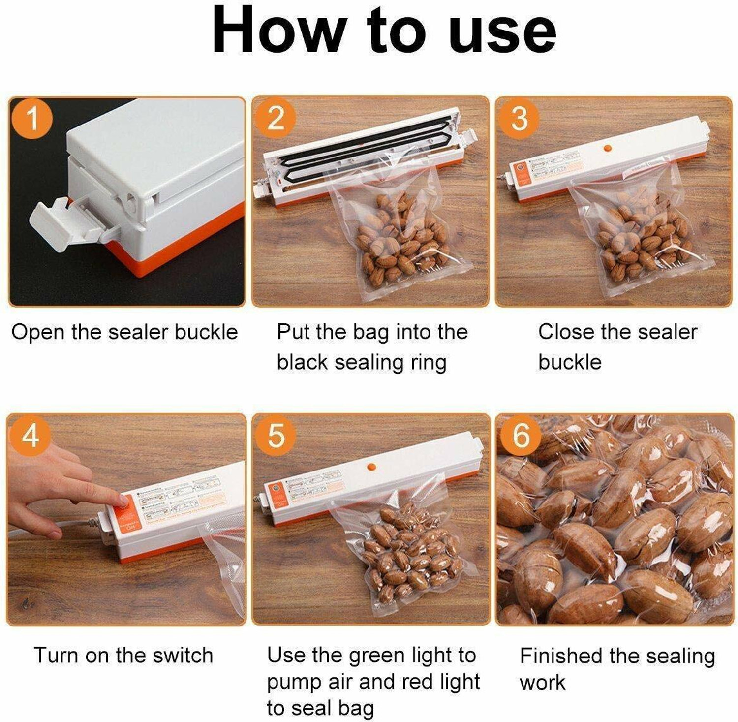 Image of SHREEJIIH packaging Vacuum Sealing and Packing Machine Hand Held Heat Sealer (250 mm)