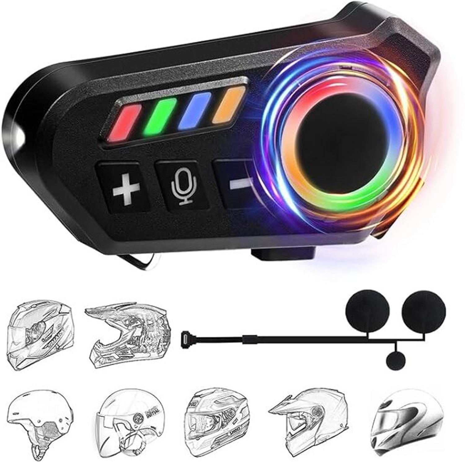 FITRIC K06 Smart Helmet Bluetooth Earphone - Image 6