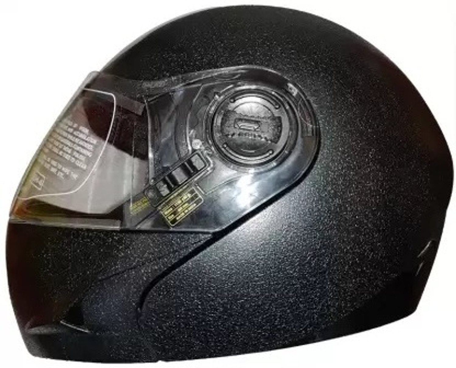 Image of Steelbird SB-45 R2K OSKA Reflective Flip-up Motorsports Helmet (Black)