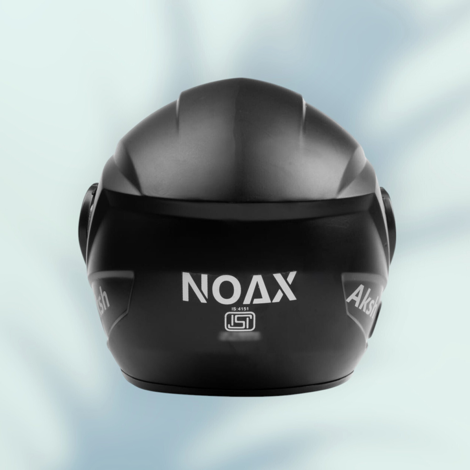 Image of OTH FighterGLOSSSY Motorbike Helmet (GLOSSY BLACK IN BLK WISER)