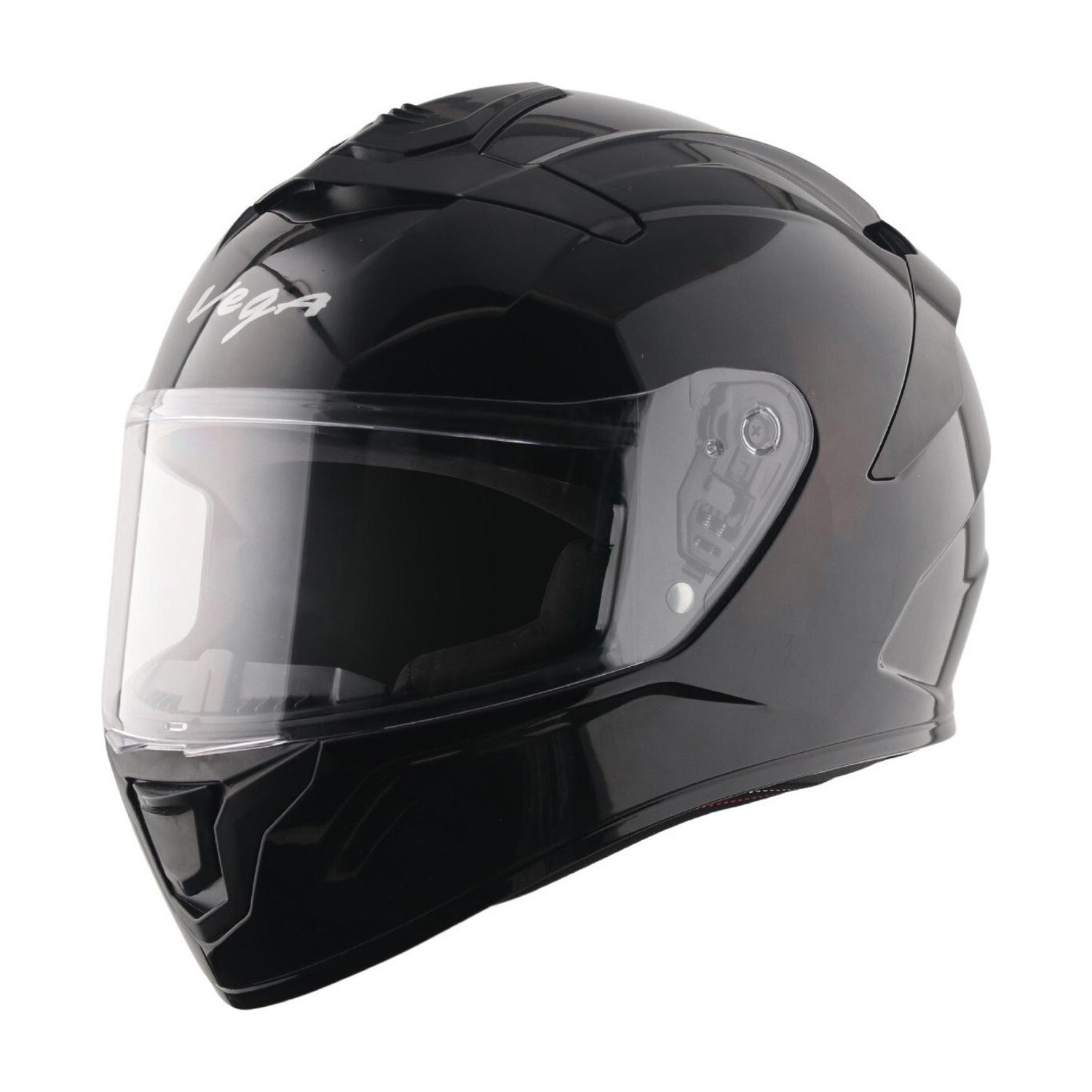 VEGA VF-10 Turbo Solid Motorbike Helmet Black - Image 6