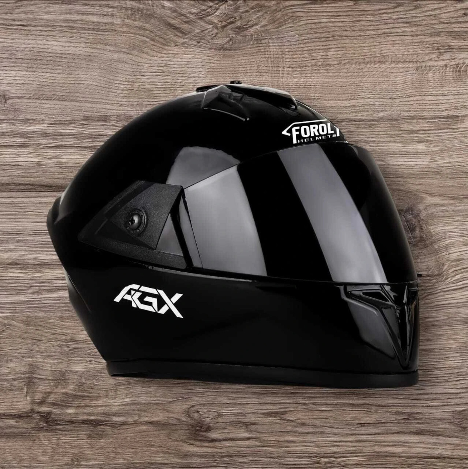 Image of urban carrier ABS Material Full Face Rainbow Visor, UV Scratch Resistance(A113) Motorbike Helmet (Grey)