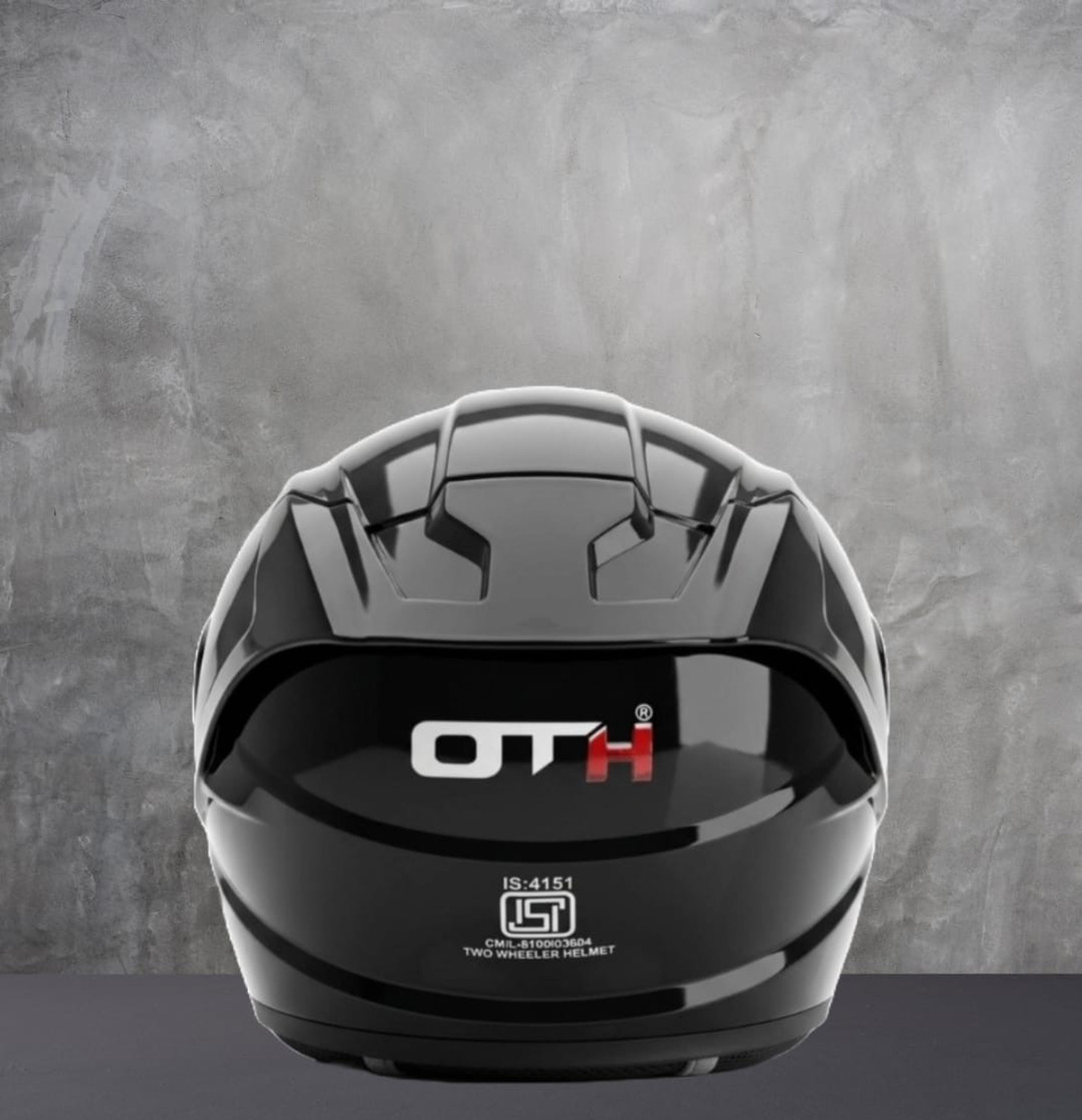 Image of OTH FighterPanther Motorbike Helmet (Matt Black)