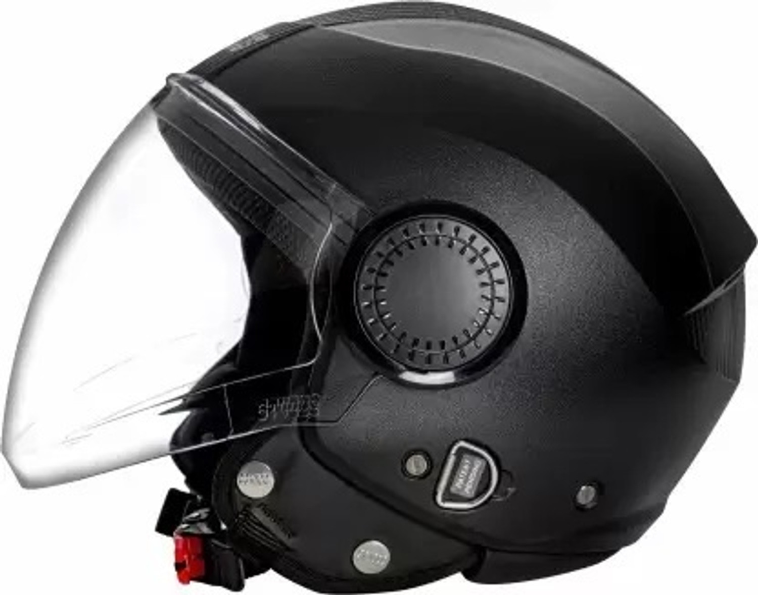 Image of STUDDS Urban open Face Helmet Motorsports Helmet (Black)
