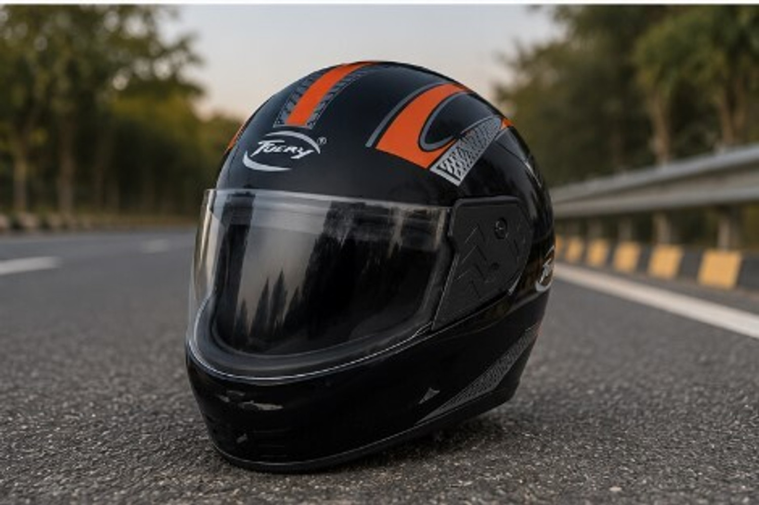 Image of Steelbird Air SBA-3 ISS RVR HI-QUALITY OPEN FACE DESERT STORM 580MM SIZE MEDIUM DUAL VISOR Motorbike Helmet (DASHING)