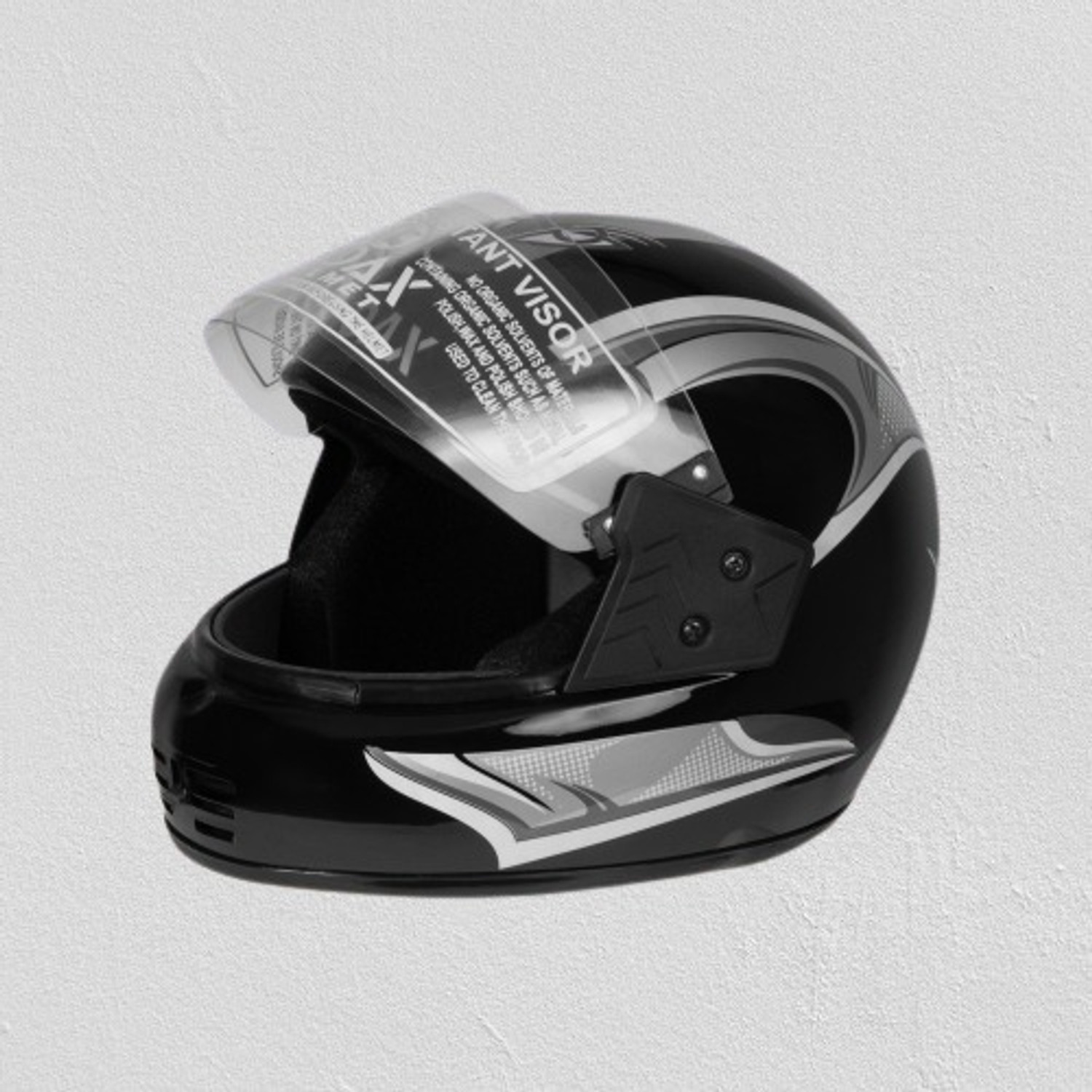 Image of STUDDS L Motorbike Helmet (Black) Motorsports Helmet (Black)