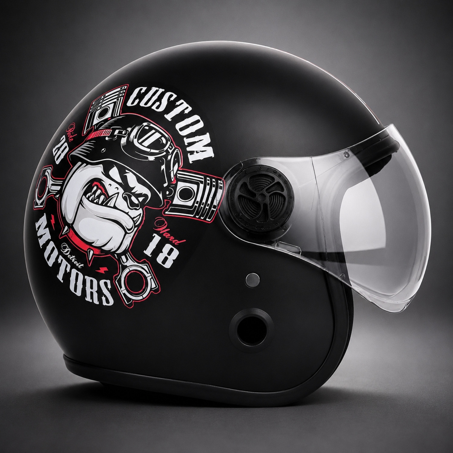 Image of VEGA Zap Alliance Dot & ISI Certified Full Face Medium Motorbike Helmet (White Red)