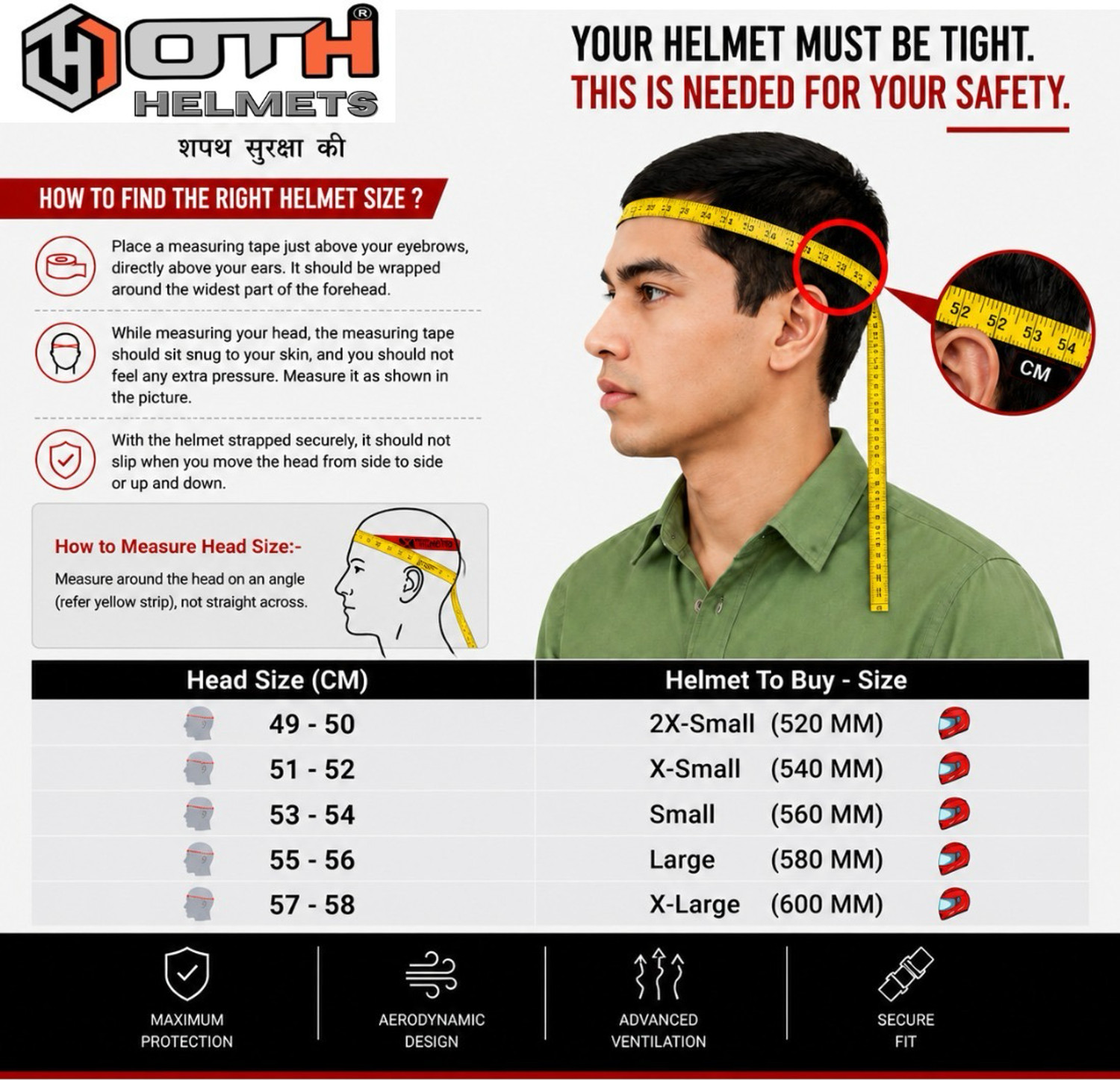Image of OTH FighterPanther Motorbike Helmet (Matt Black)