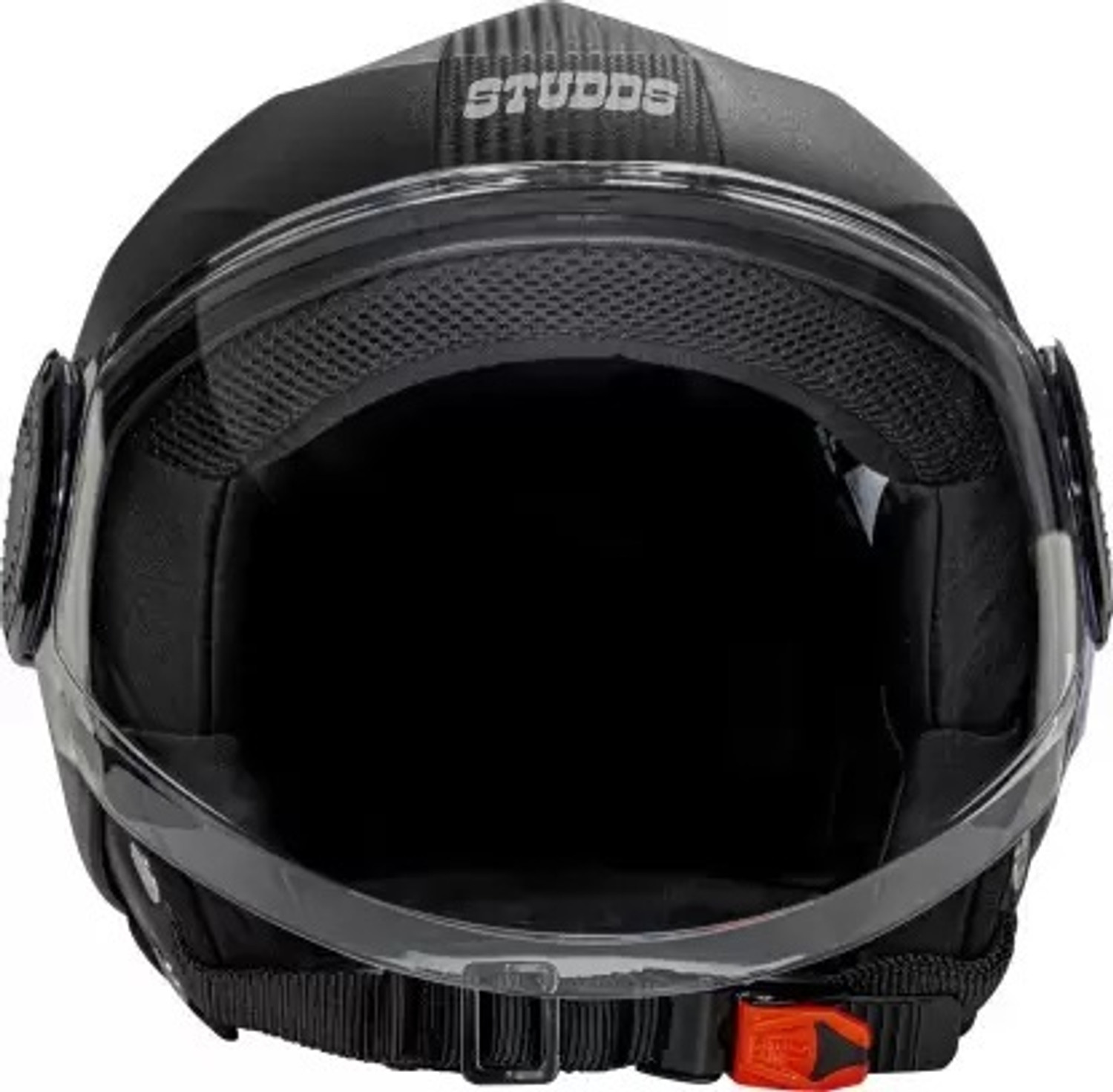 Image of STUDDS Urban open Face Helmet Motorsports Helmet (Black)