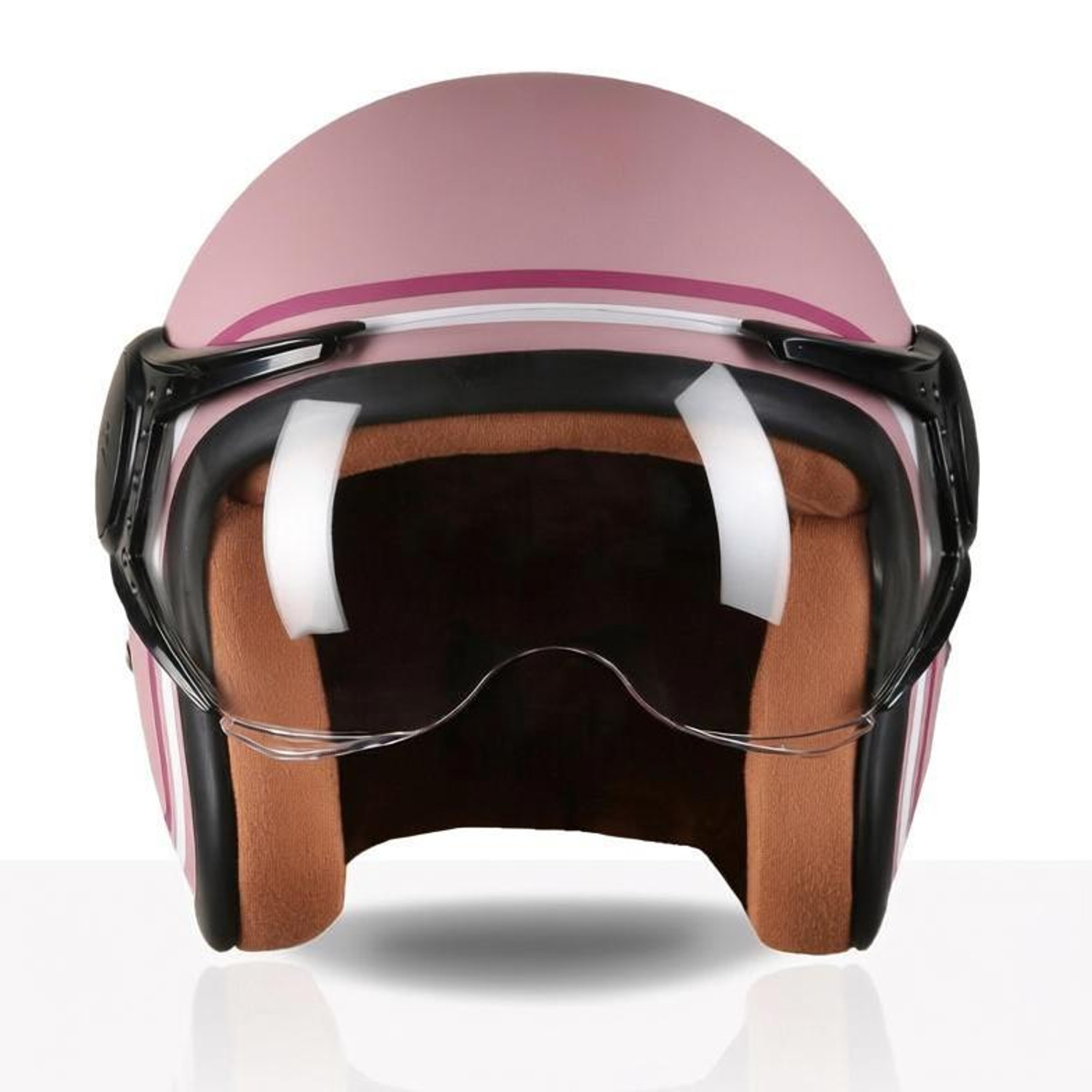 Image of MonteX-1 Women Half Face Bike S helmet S163 Motorbike Helmet (Multicolor)