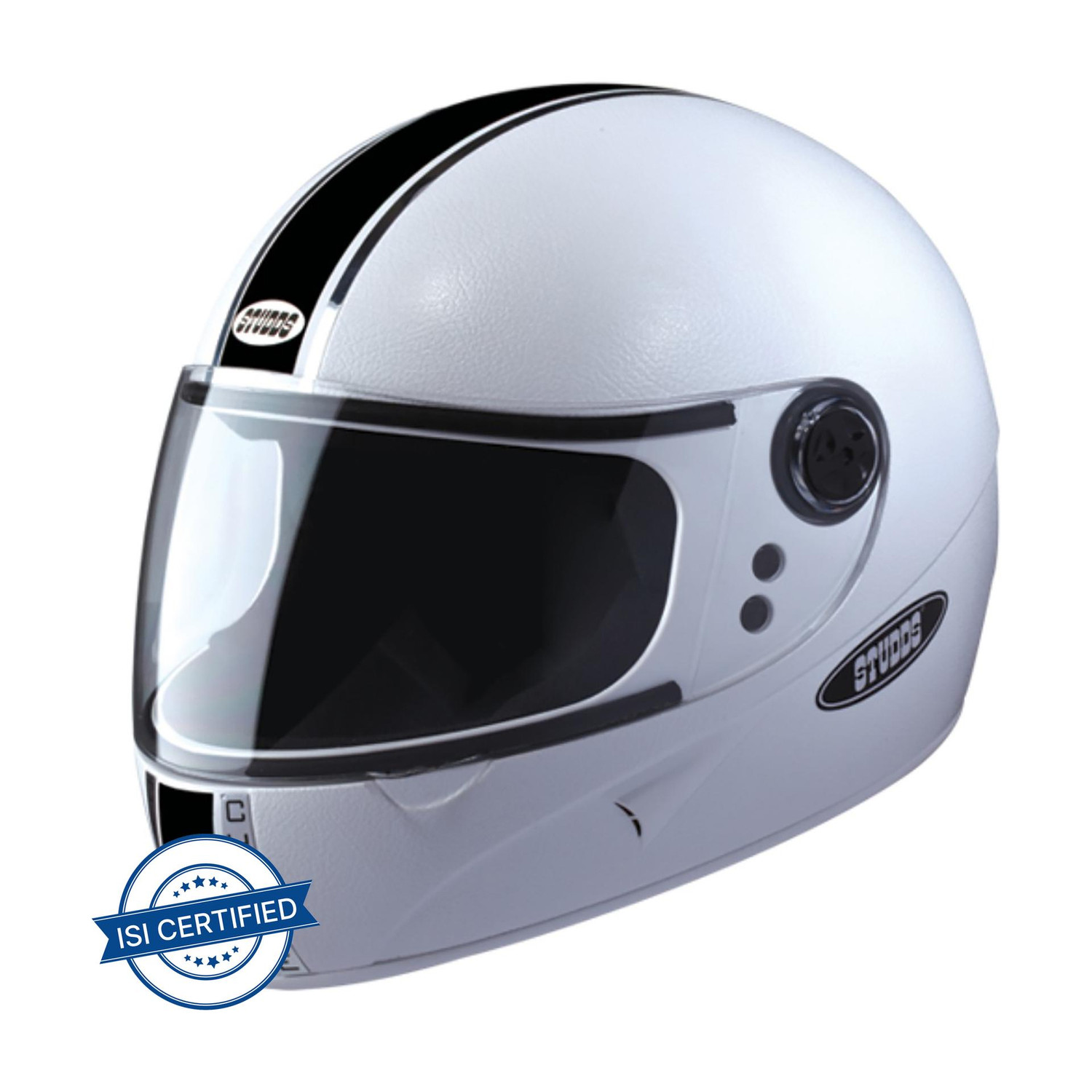 Image of STUDDS helmat Motorbike Helmet (Black)