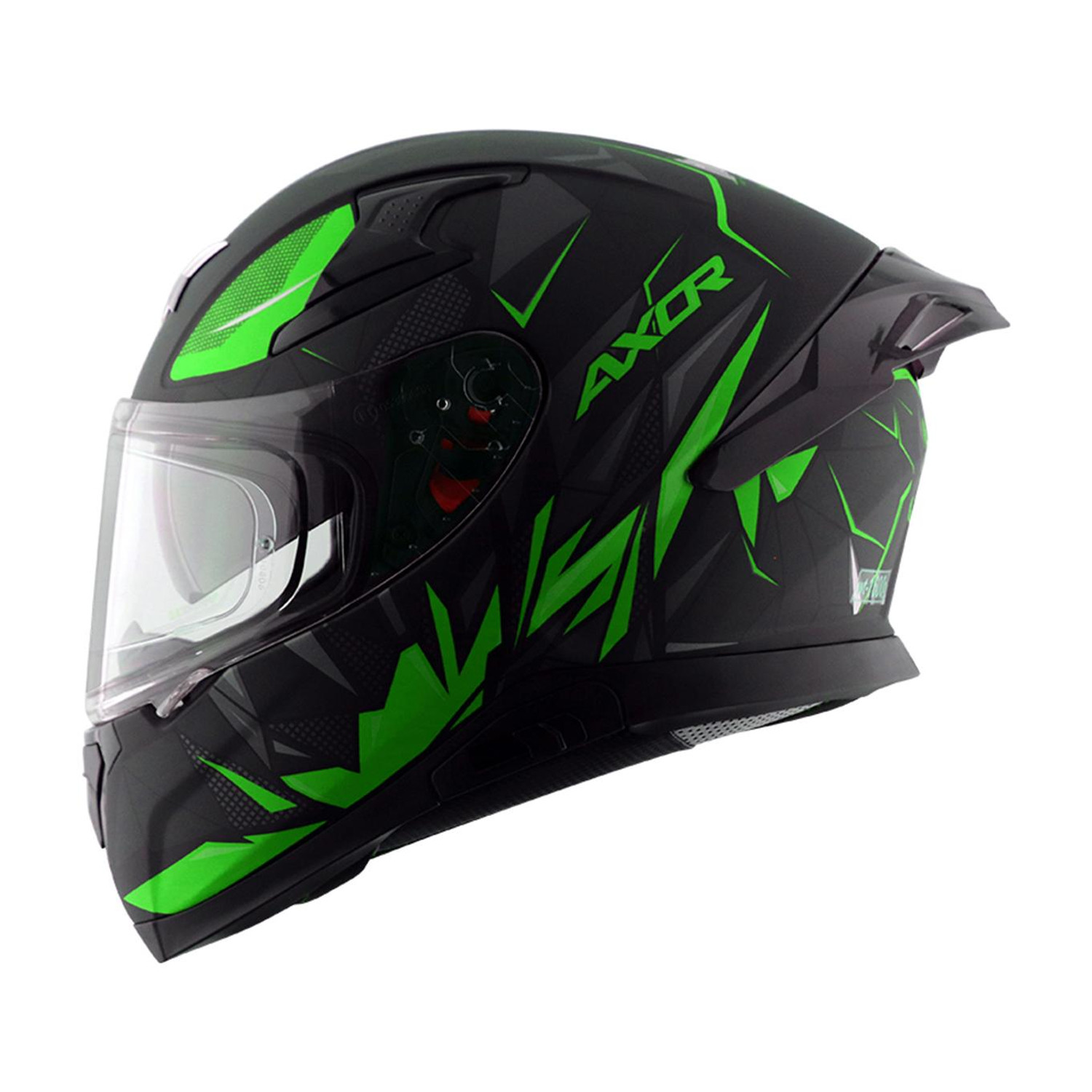 Axor Apex Hunter Motorbike Helmet Black - Image 6