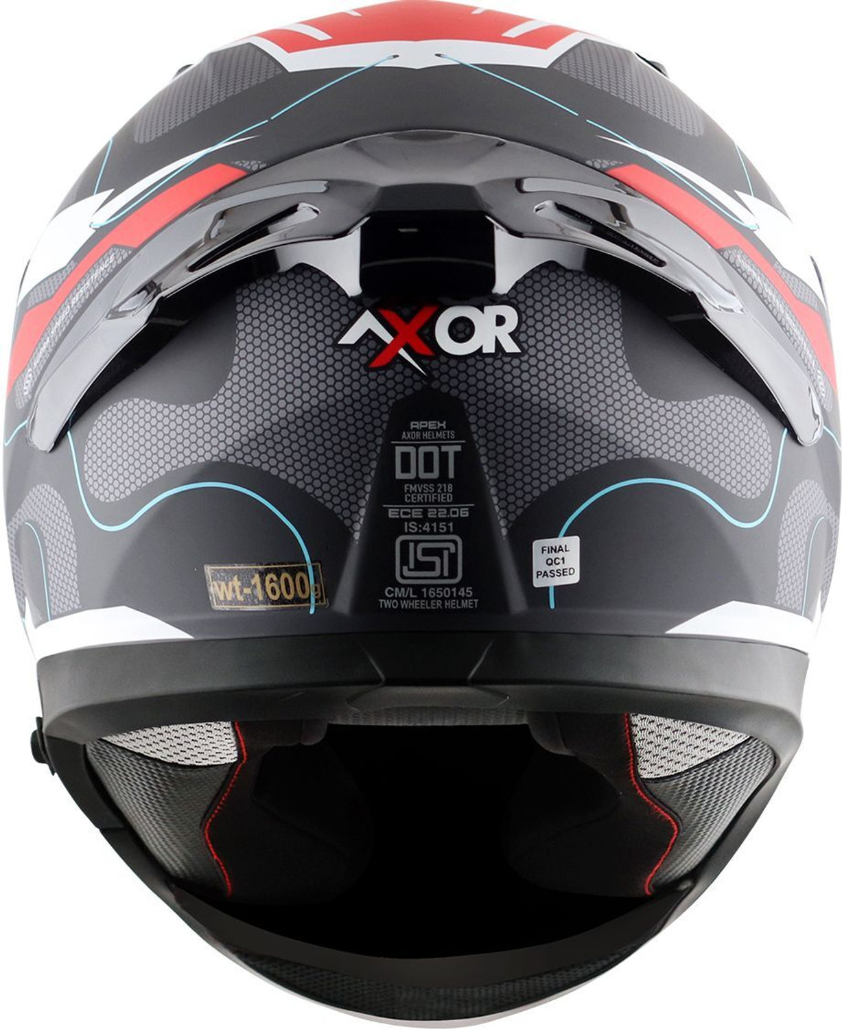 Image of SFG1 Apex Dynamo Motorbike Helmet (Dull Black Red)
