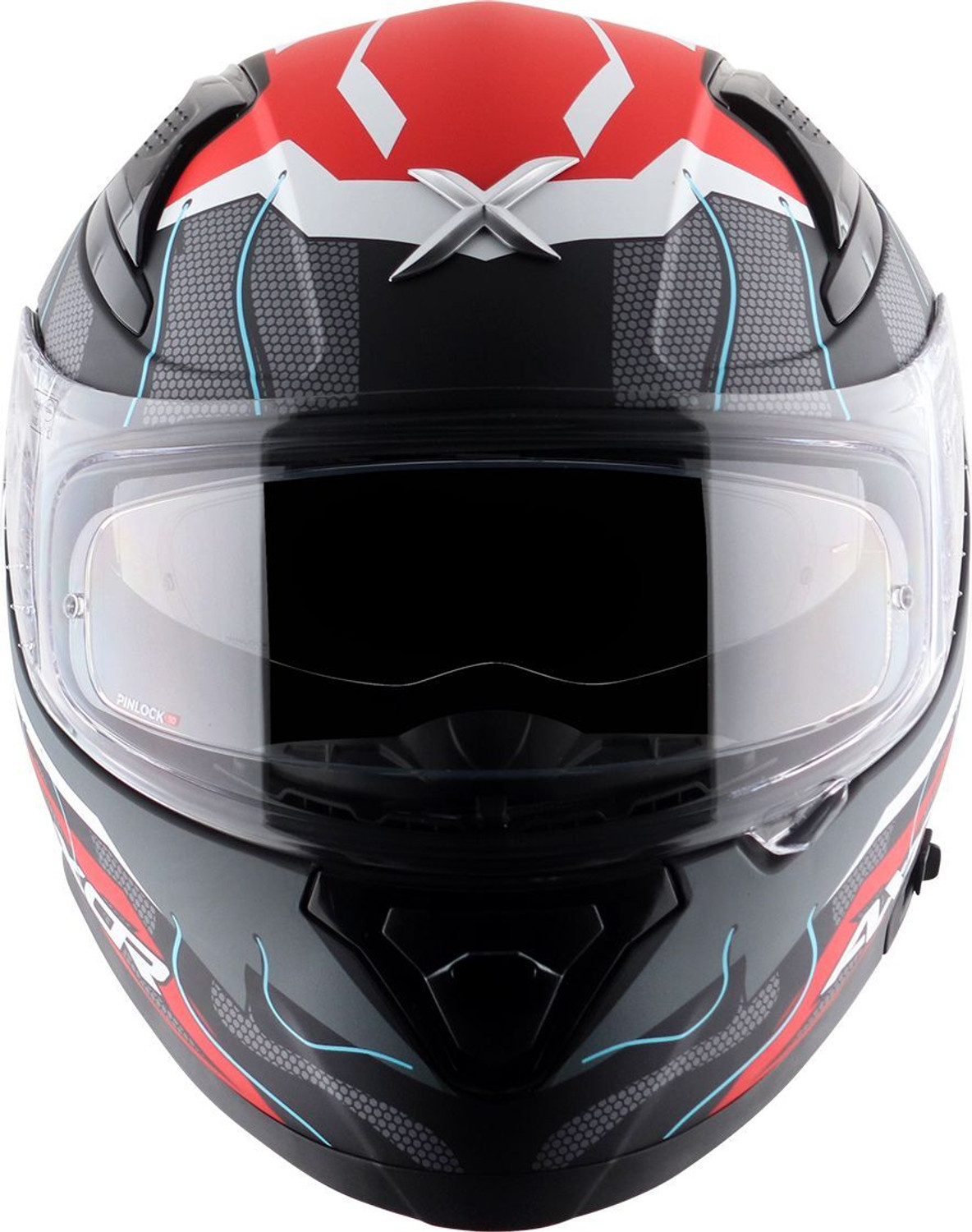 Image of SFG1 Apex Dynamo Motorbike Helmet (Dull Black Red)