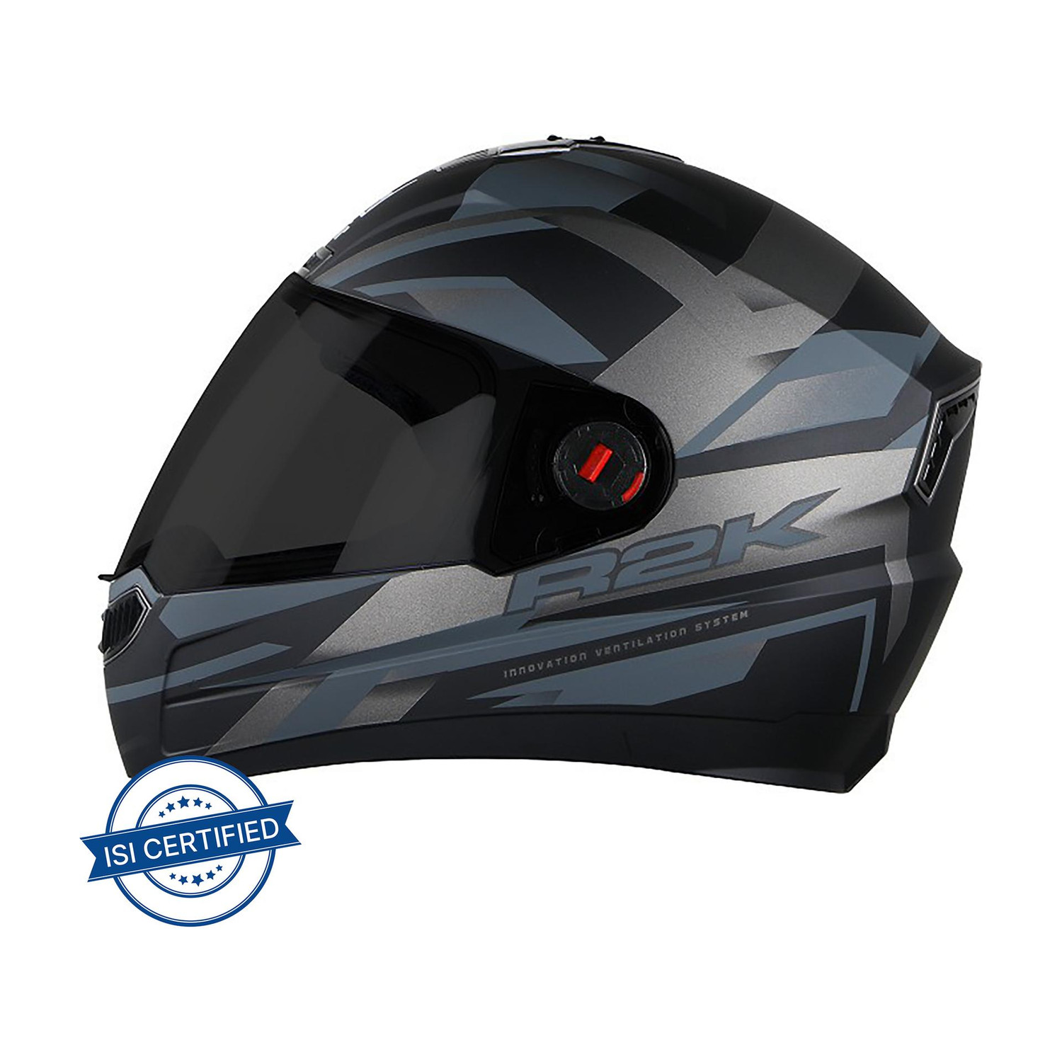 Image of Steelbird SB-45 R2K OSKA Reflective Flip-up Motorsports Helmet (Black)