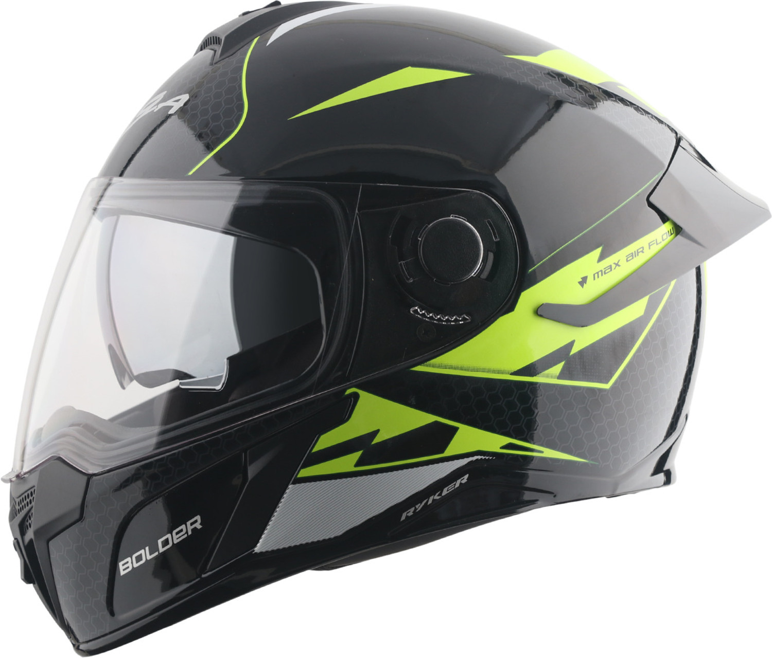 Image of SFG1 Apex Dynamo Motorbike Helmet (Dull Black Red)
