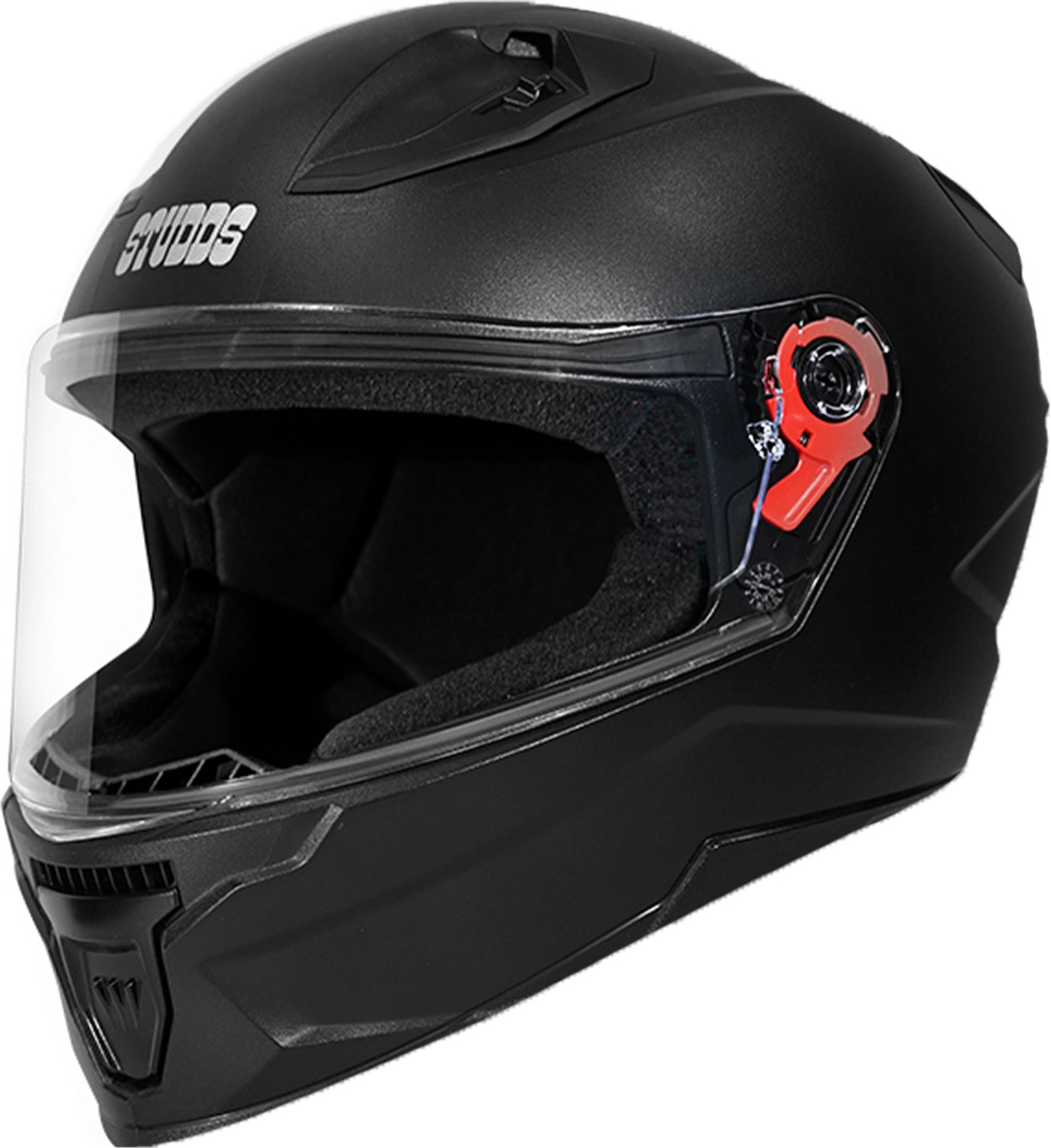 Image of OTH FighterGLOSSSY Motorbike Helmet (GLOSSY BLACK IN BLK WISER)
