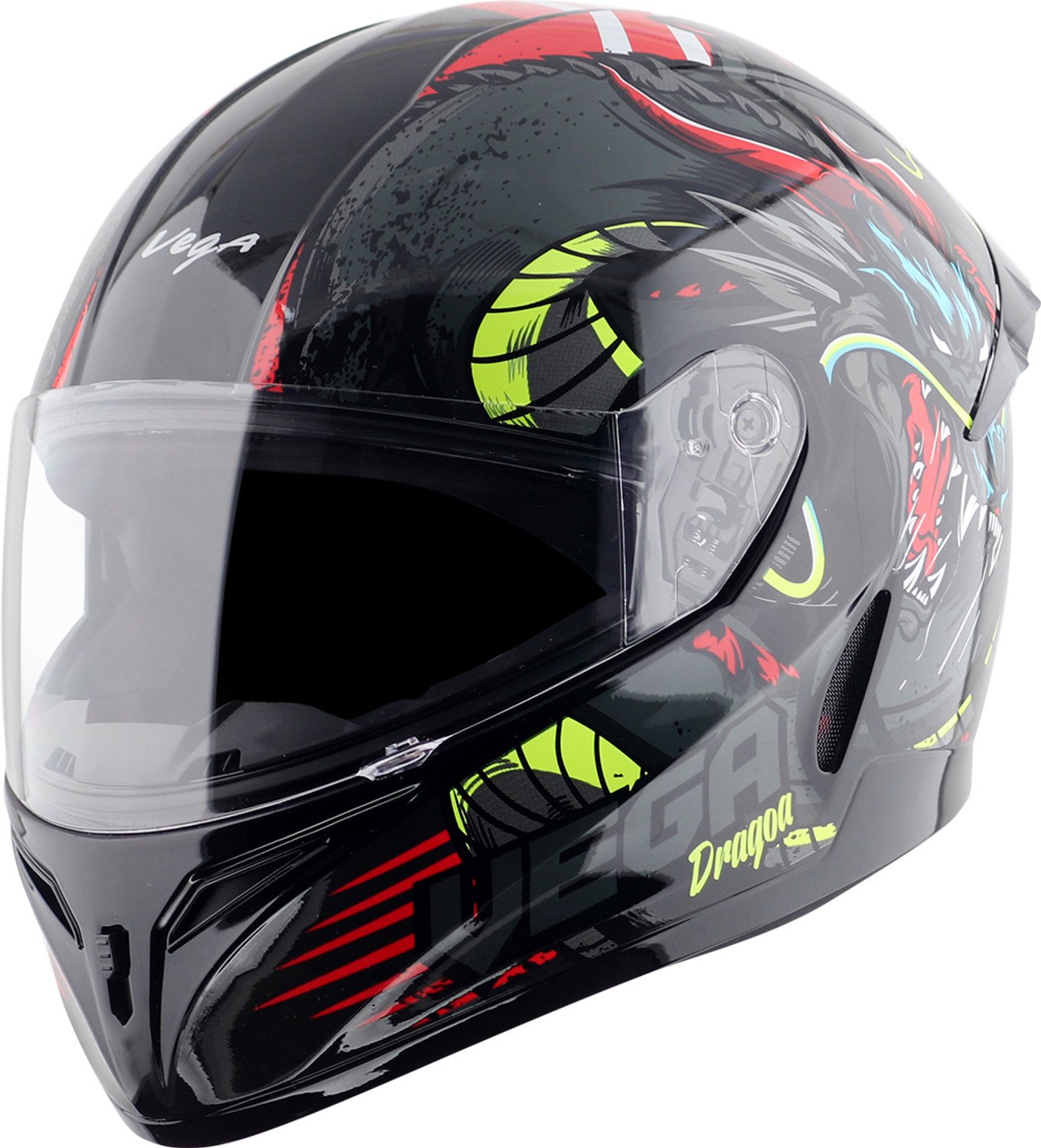 Image of SFG1 Apex Dynamo Motorbike Helmet (Dull Black Red)