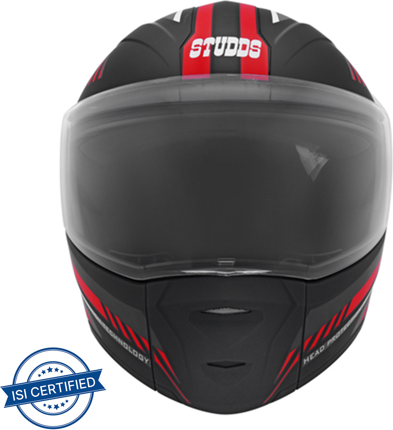 Image of STUDDS helmat Motorbike Helmet (Black)