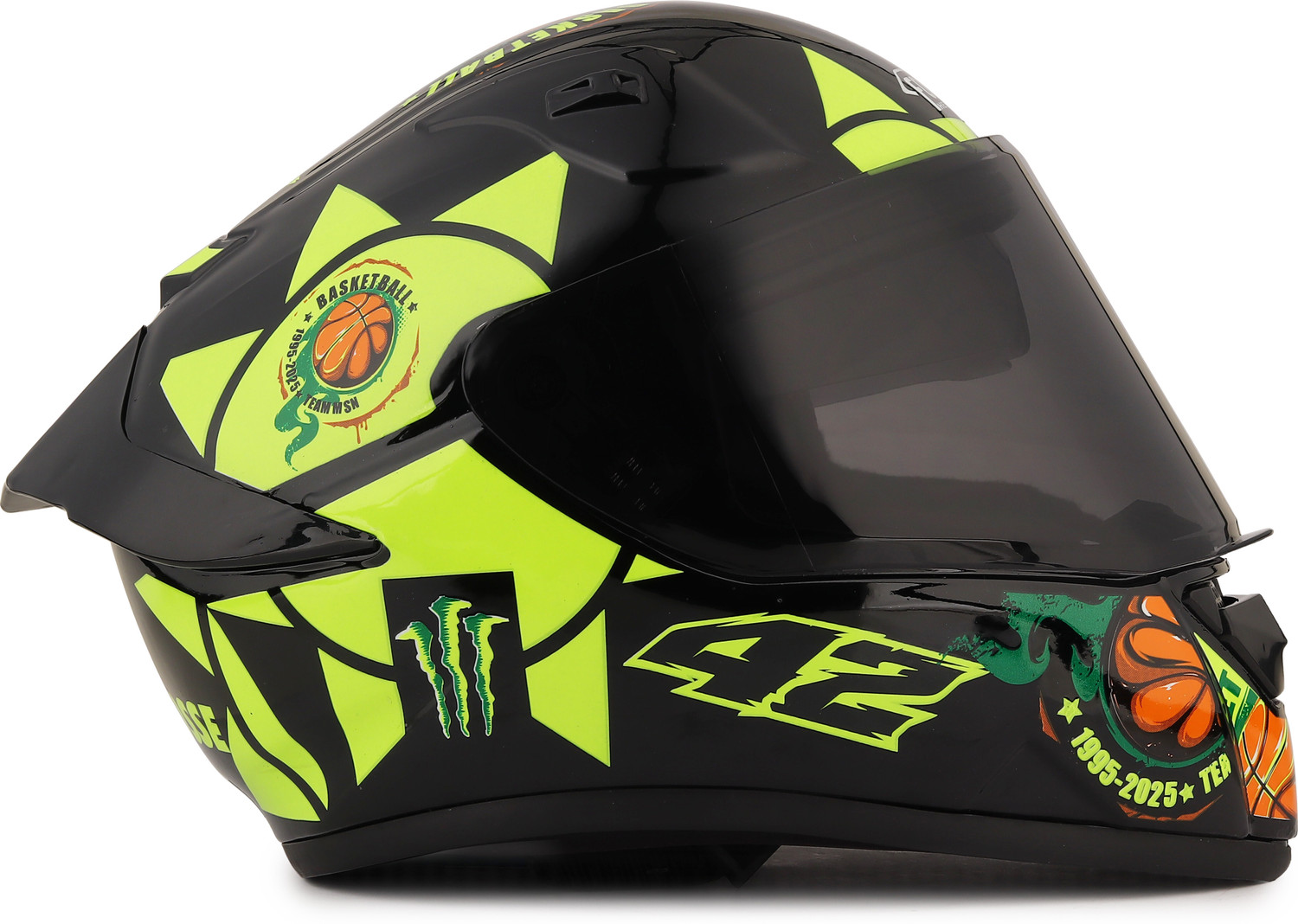 Image of SFG1 Apex Dynamo Motorbike Helmet (Dull Black Red)