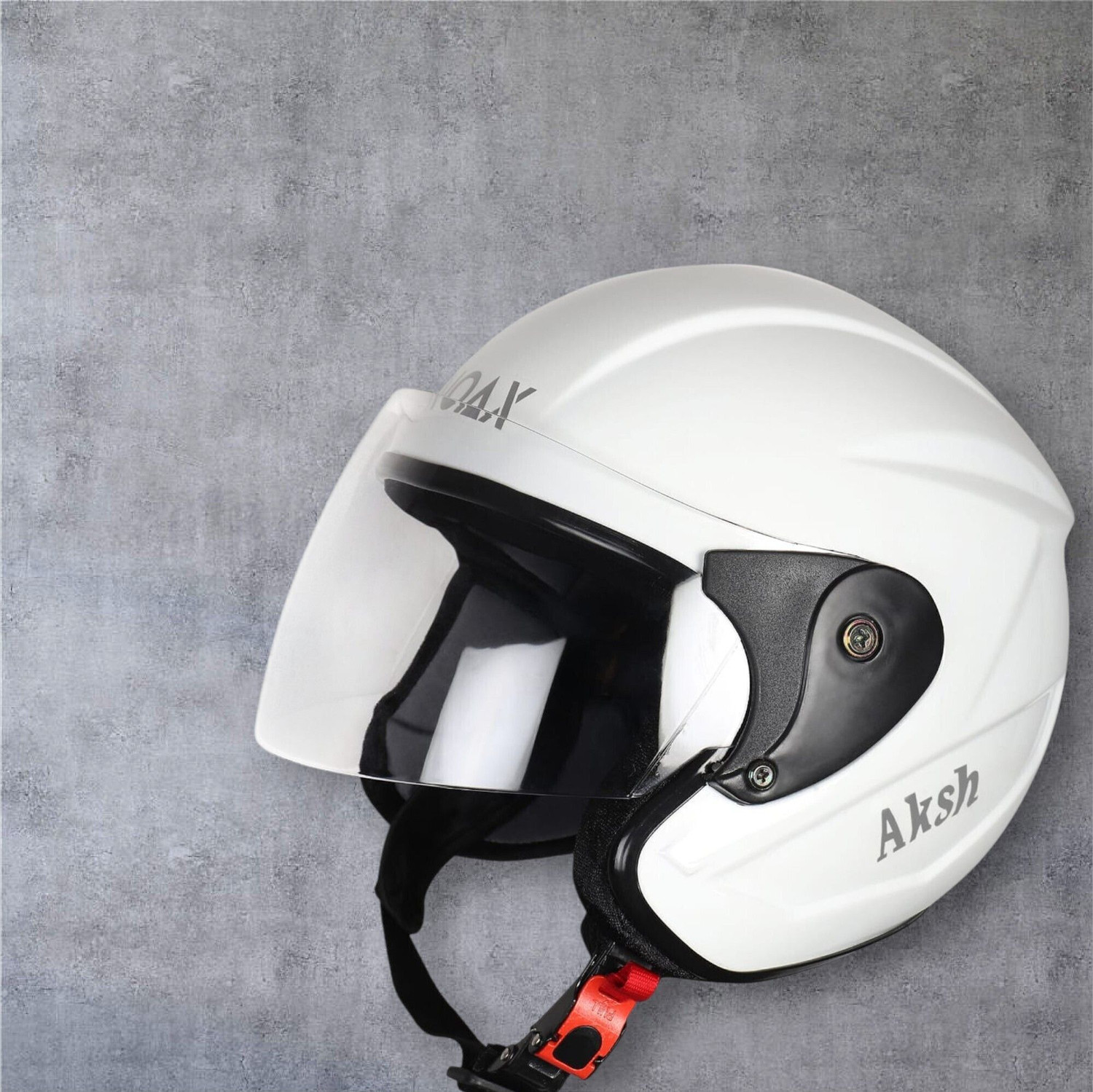 Image of Riybro Full Face ISI Marked High Material with Adjustable strap for Men & Boy Riding Motorbike Helmet (Red)