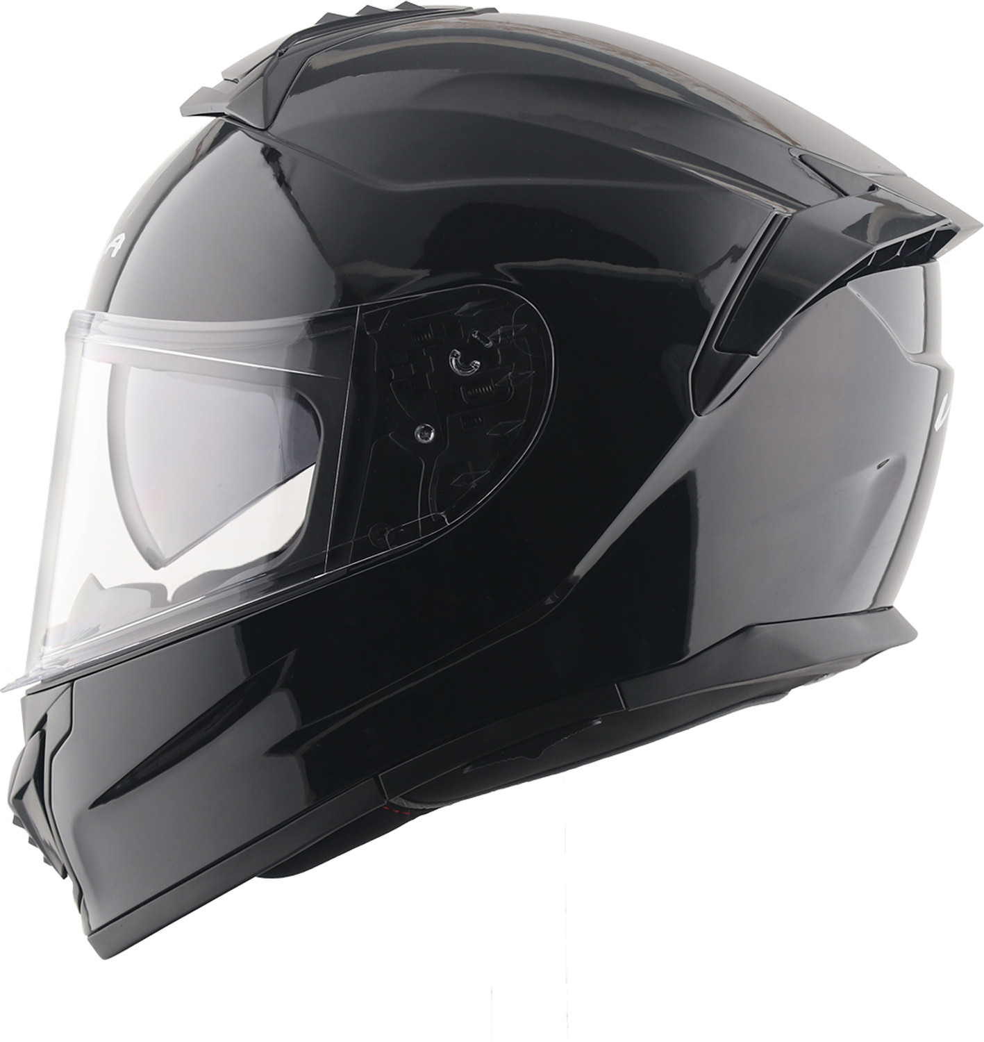 Image of VEGA Zap Dude Dual Visor isi & Dot Certified Full Face Medium Motorbike Helmet (Black Red)