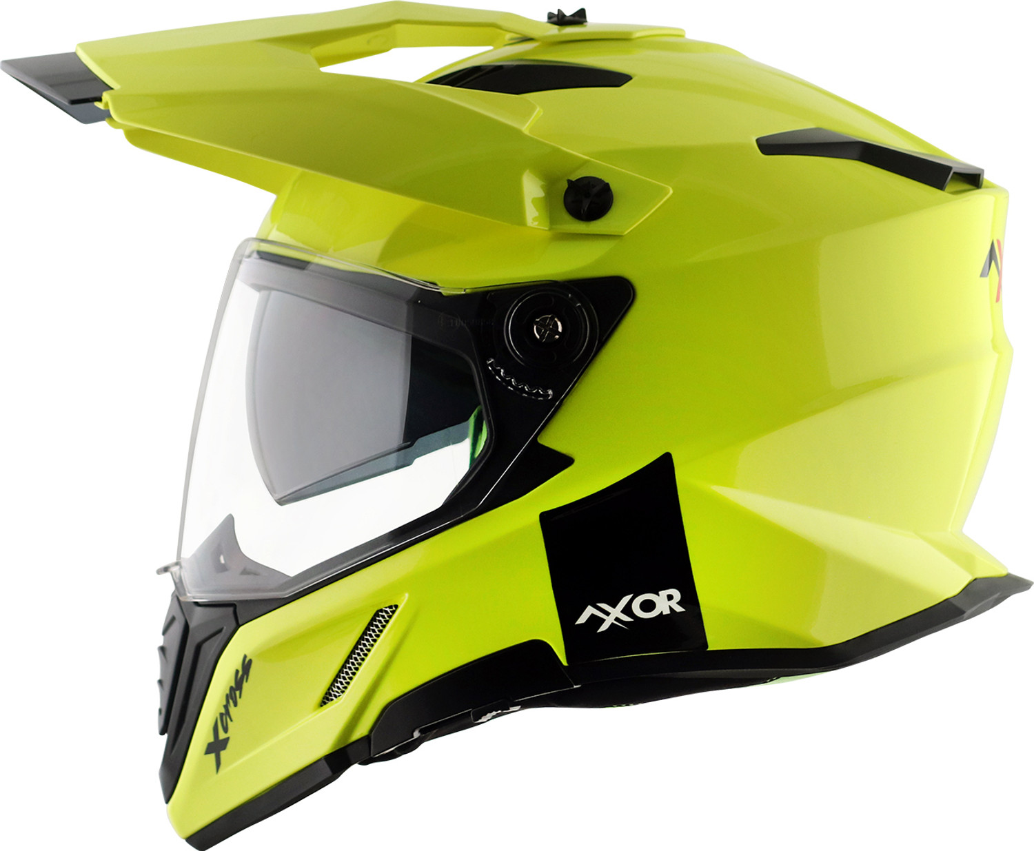 Image of Axor X-cross Dual Visor SC Motorbike Helmet (Black Red)