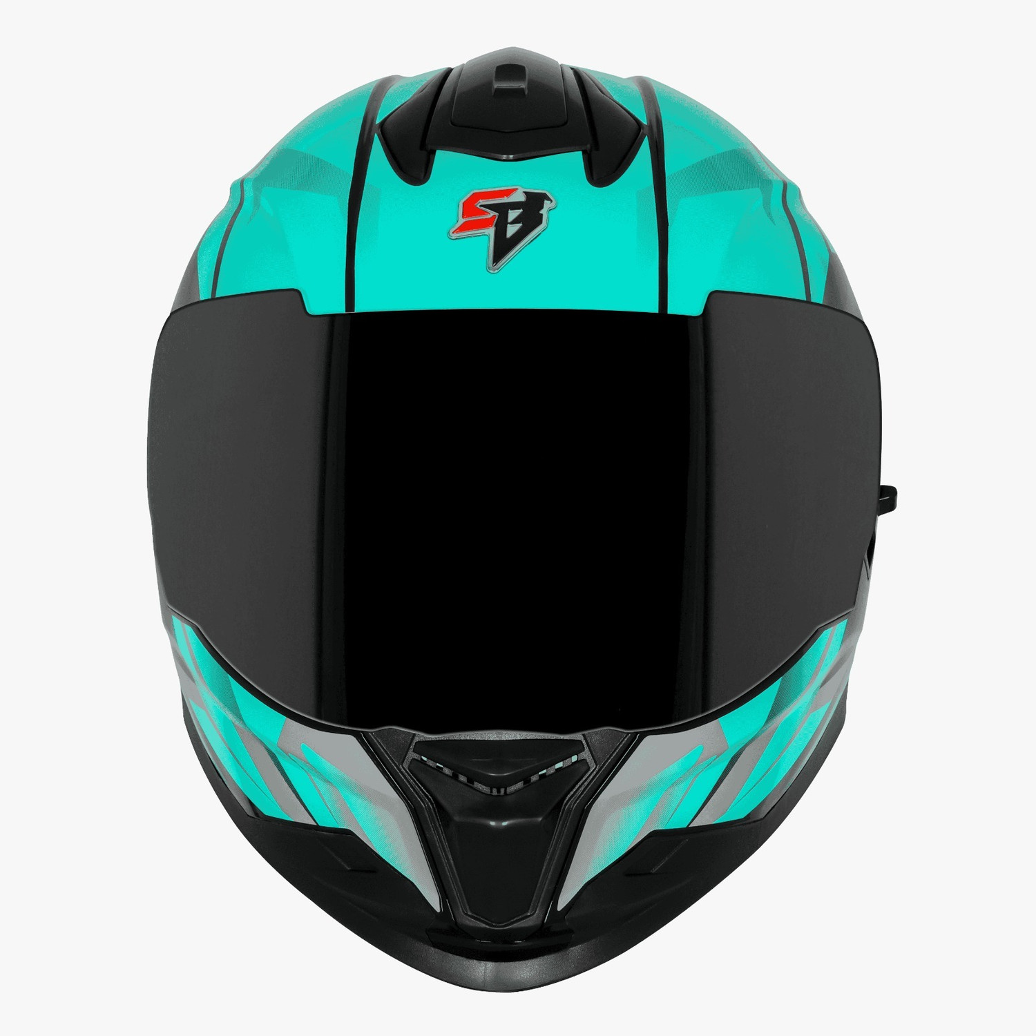 Image of Steelbird Air SBA-20 ISS DRACO Flip Up ISI Certified Large With Inner Smoke Sun Shield Motorsports Helmet (Matt Black Neon)