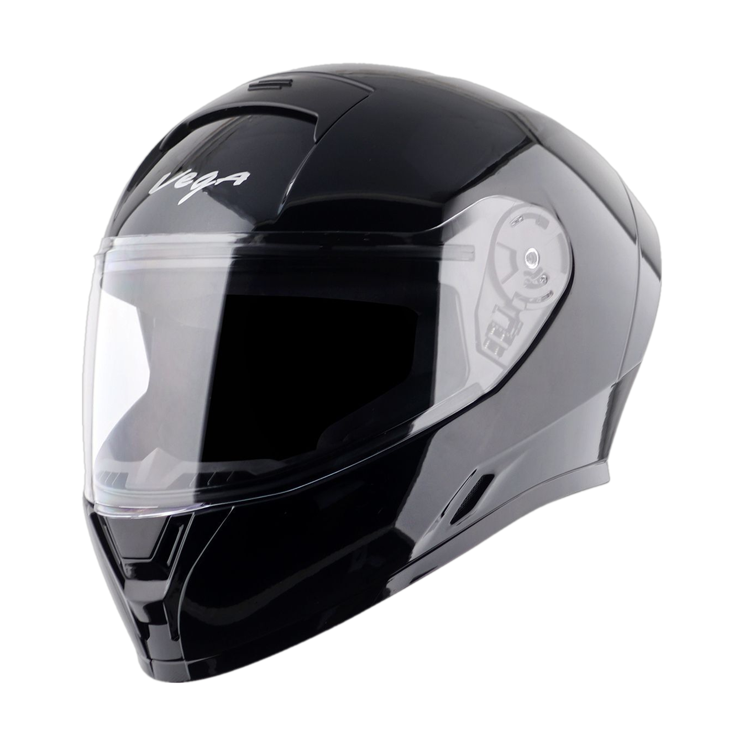 Image of OTH FighterGLOSSSY Motorbike Helmet (GLOSSY BLACK IN BLK WISER)