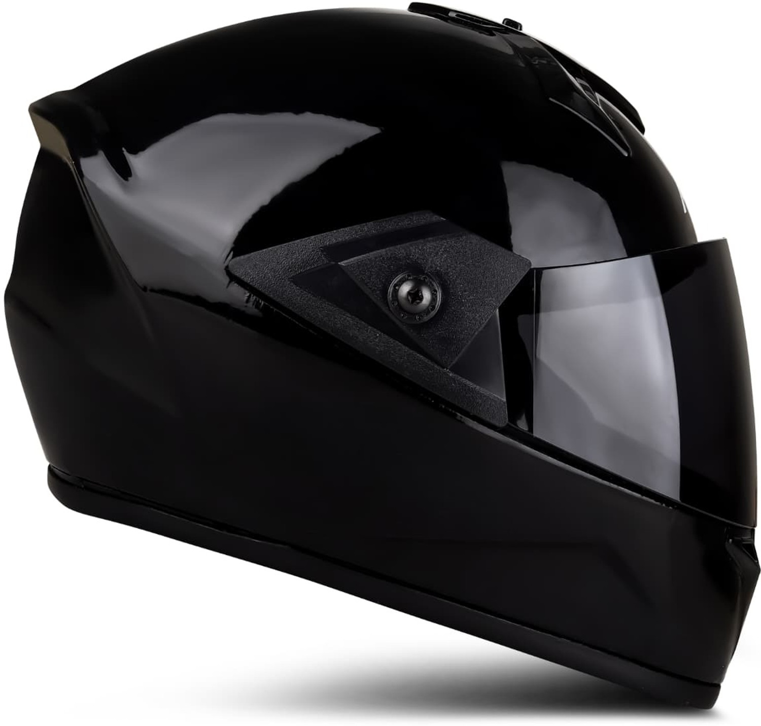 Image of OTH FighterGLOSSSY Motorbike Helmet (GLOSSY BLACK IN BLK WISER)
